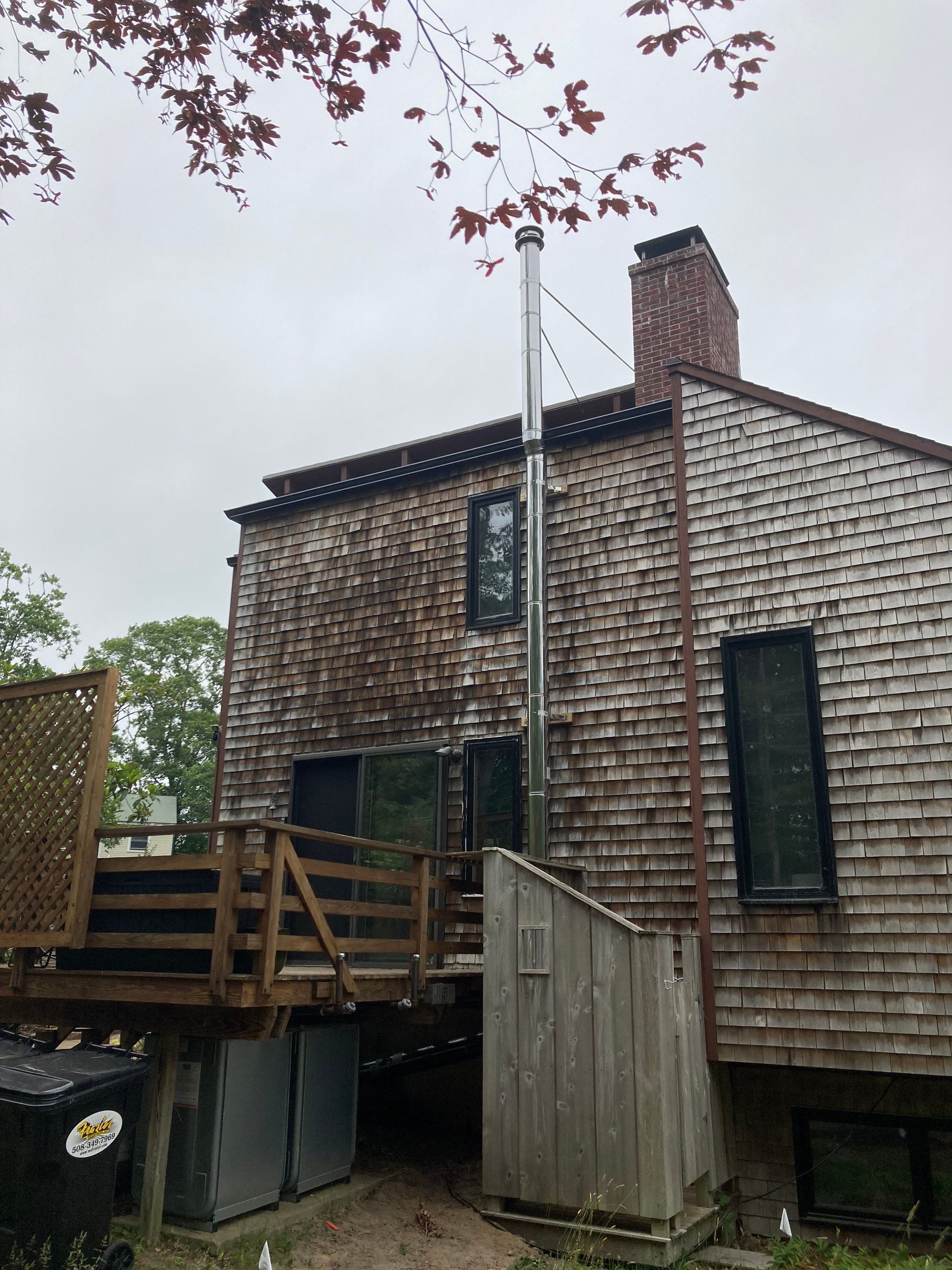 Black Duo Pro Gutter Installation in Wellfleet, MA by Gutter Pro Enterprises