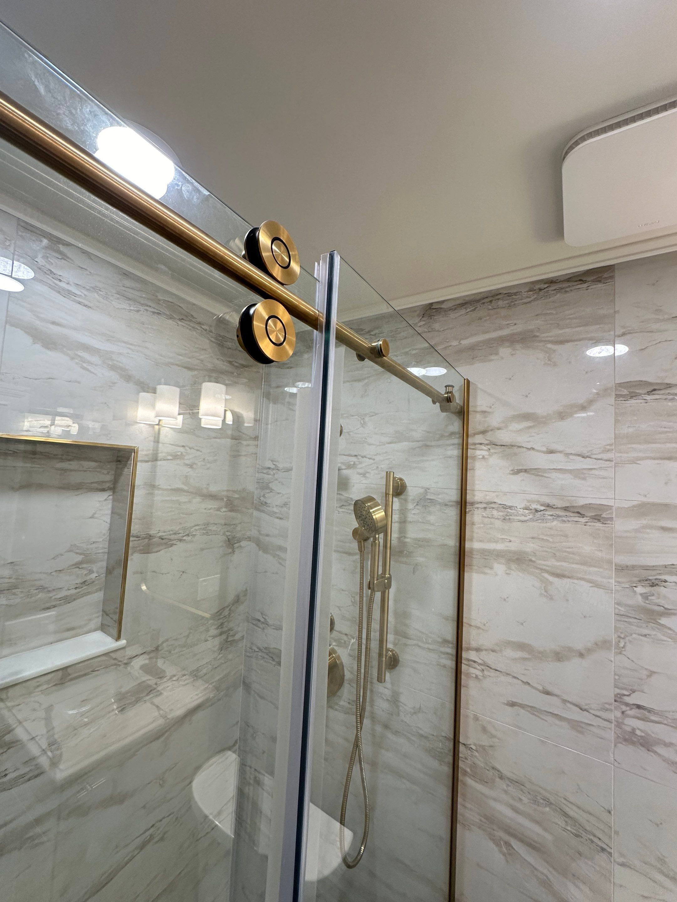 Bathroom Remodel using Tile by Home Concepts Construction