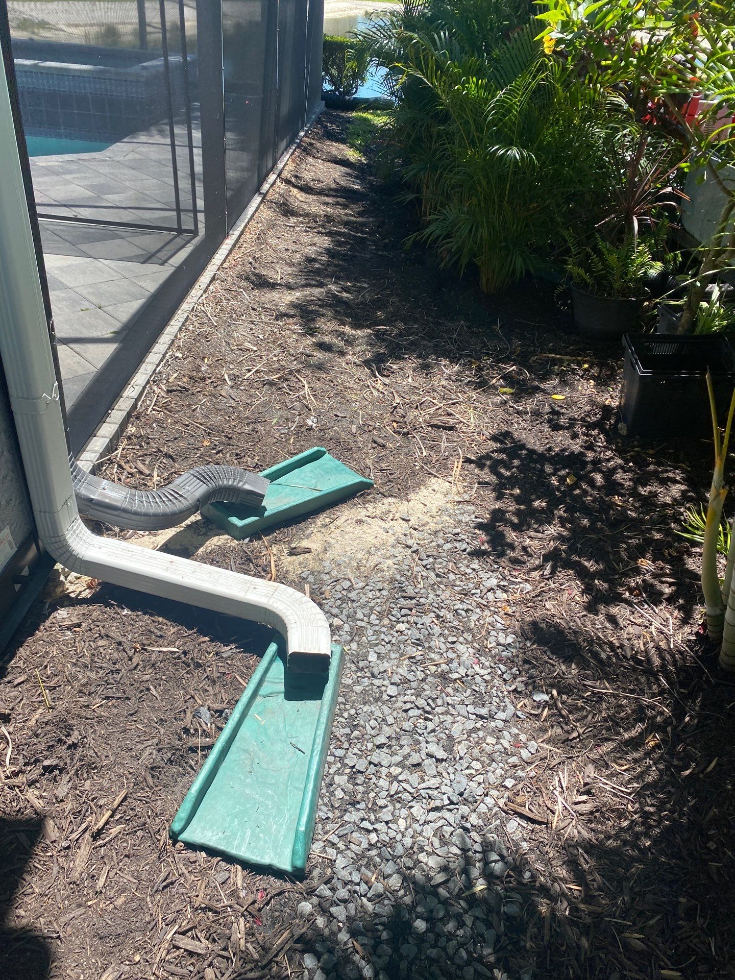 Splash Guard Installation in Sarasota FL by Gutter Professors