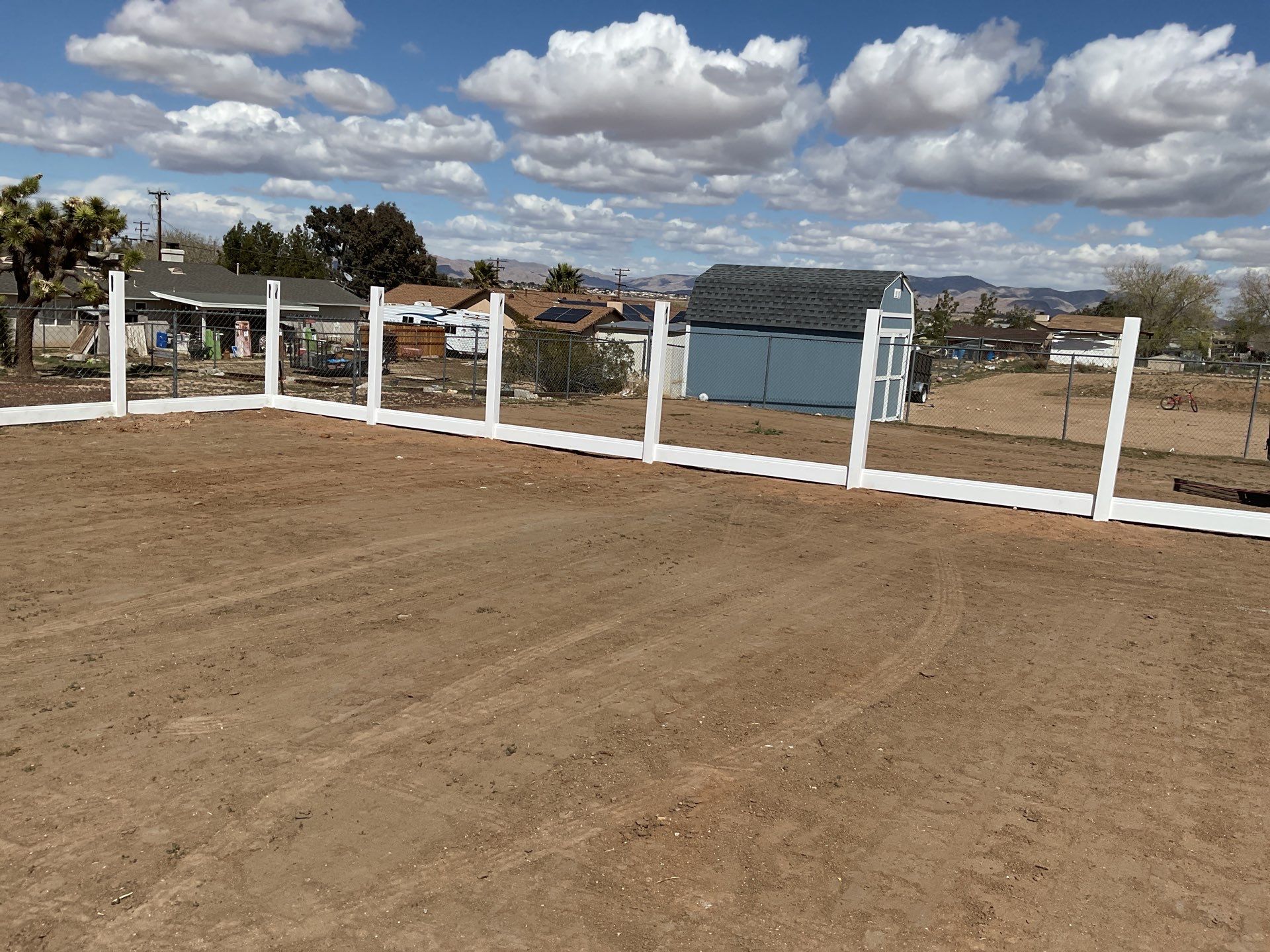 Fence Installation using Vinyl by Fence Guys Inc. 