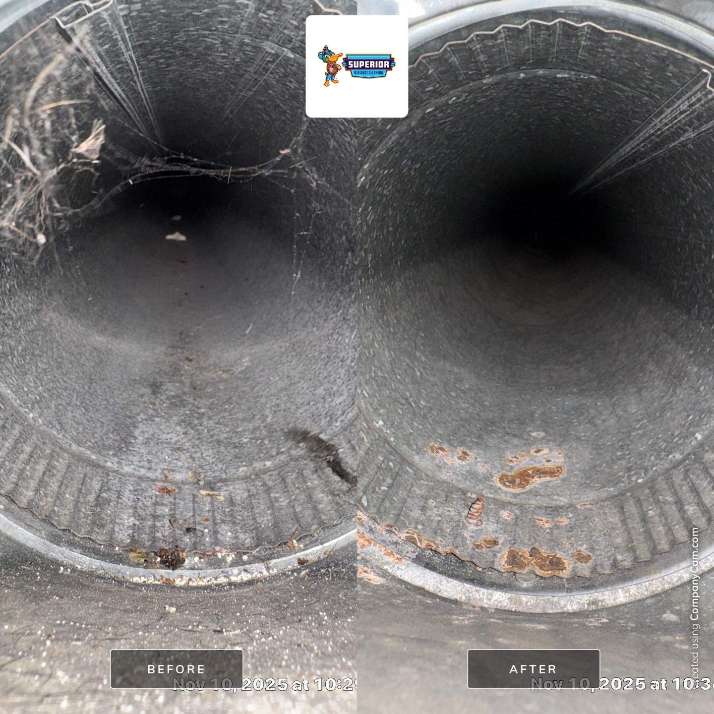 Air Duct Cleaning With a Vacuum Truck in Grove City, PA by Superior Air Duct Cleaning
