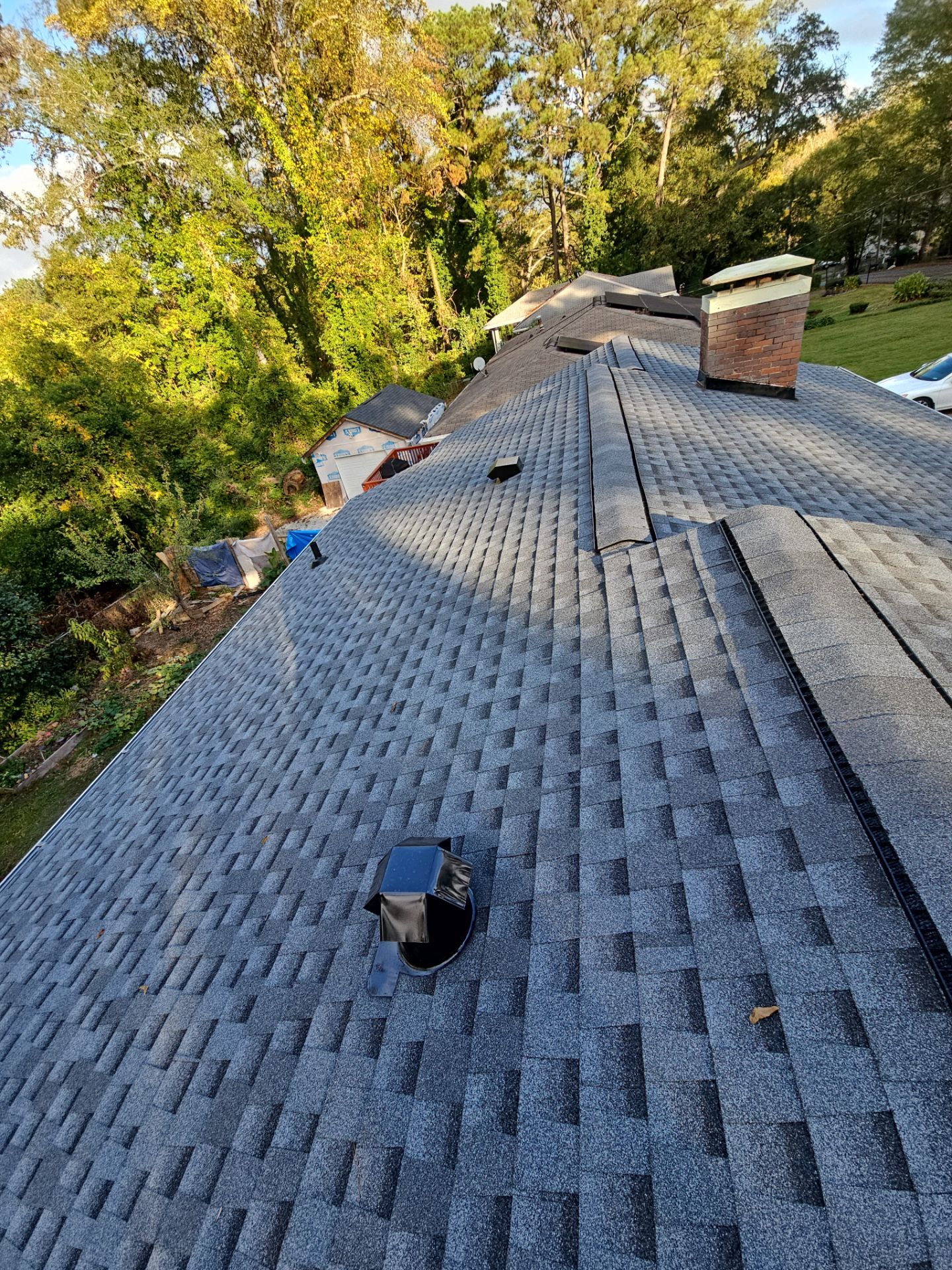 Roof Repair from tree Fall by Ajayi Design and Construction 