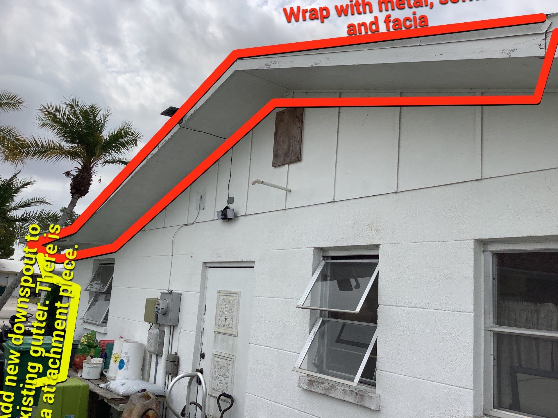 Soffit and Fascia Replacement in Englewood FL by Gutter Professors