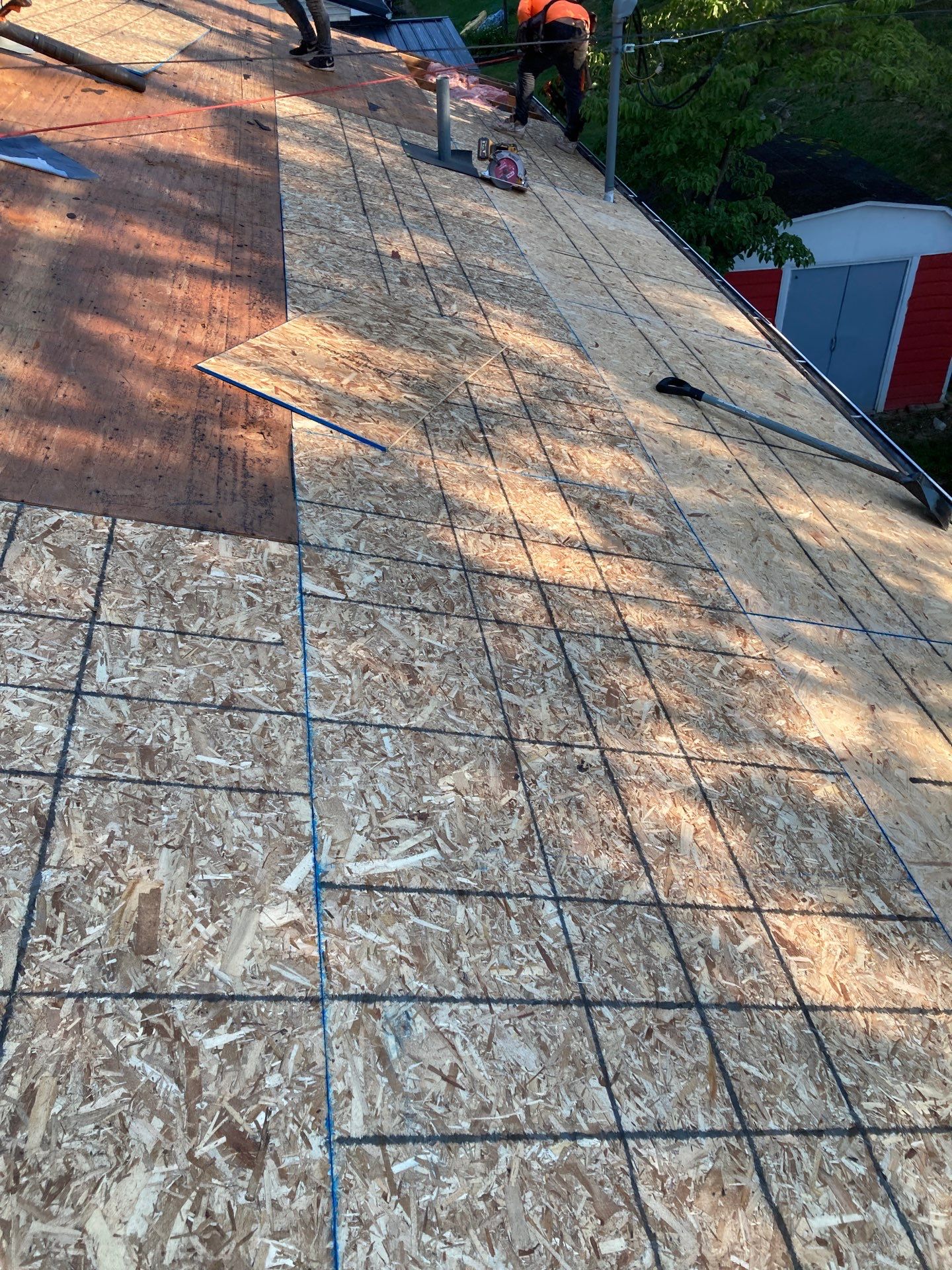 Residential Roofing Installation using GAF Timberline HDZ Oyster Grey by Rainstoppers Roofing