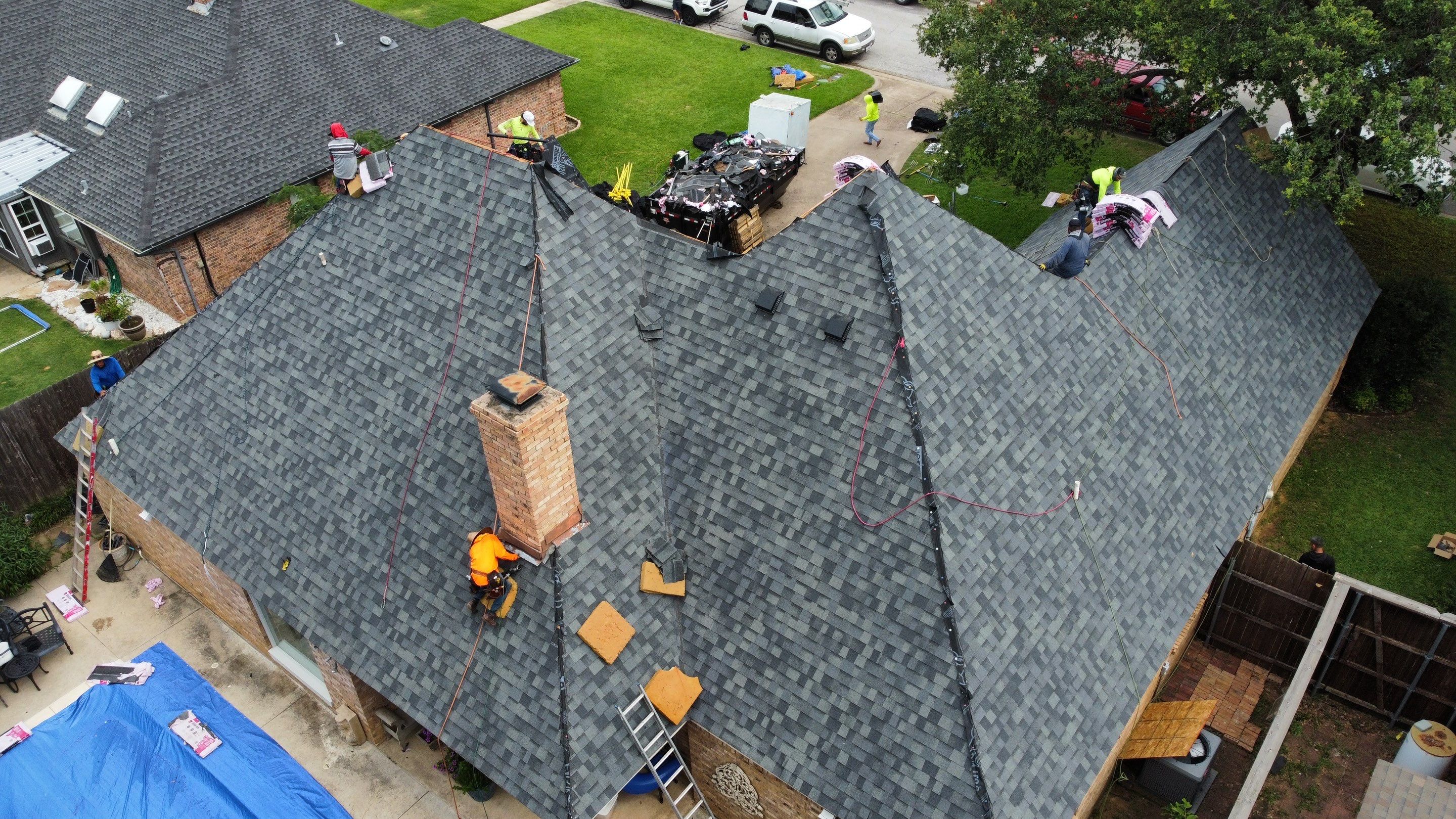 Full Reroof +adding intake vents by Berry Good Roofing 