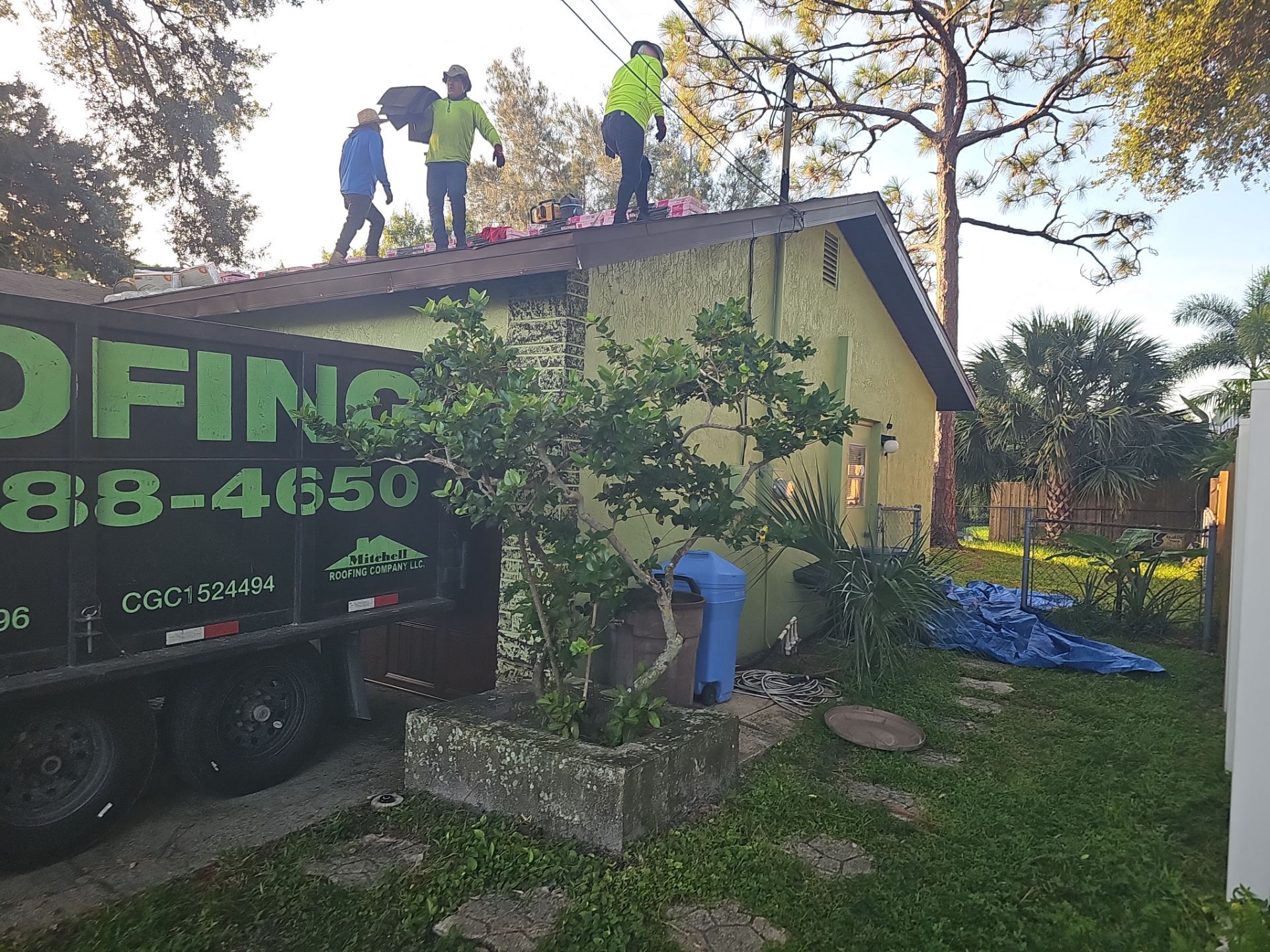 Project in Pinellas Park 33781 by Mitchell Roofing Company LLC