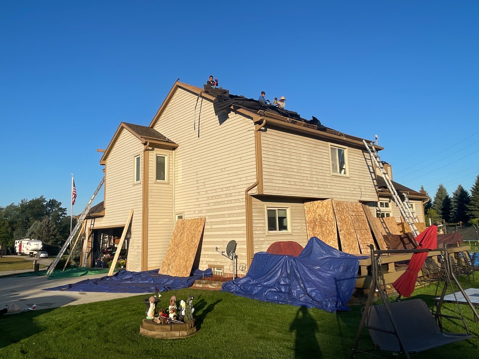 Roof Replacement using CertainTeed Landmark by 180 Contractors