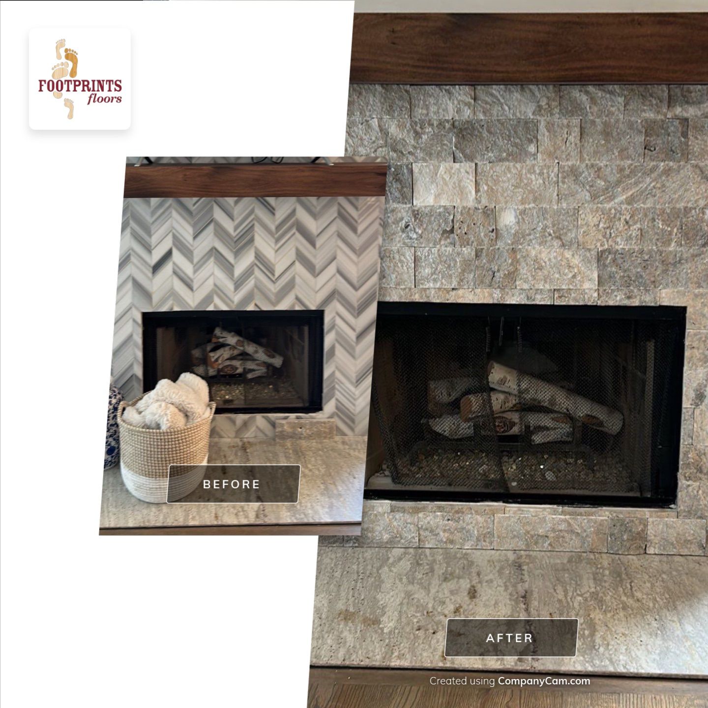 Tile Backsplash by Footprints Floors of East Atlanta