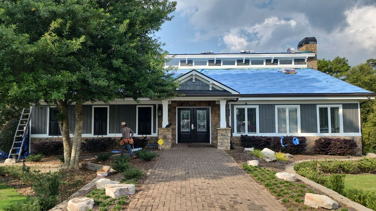 Country Club Roofing Installation by Reset Roofing