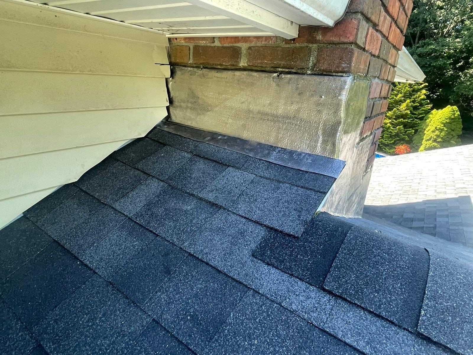Residential Roofing Installation using Owens Corning TruDefinition Duration AR - Onyx Black & New Siding Using Mainstreet Charcoal Gray by A Plus Exterior