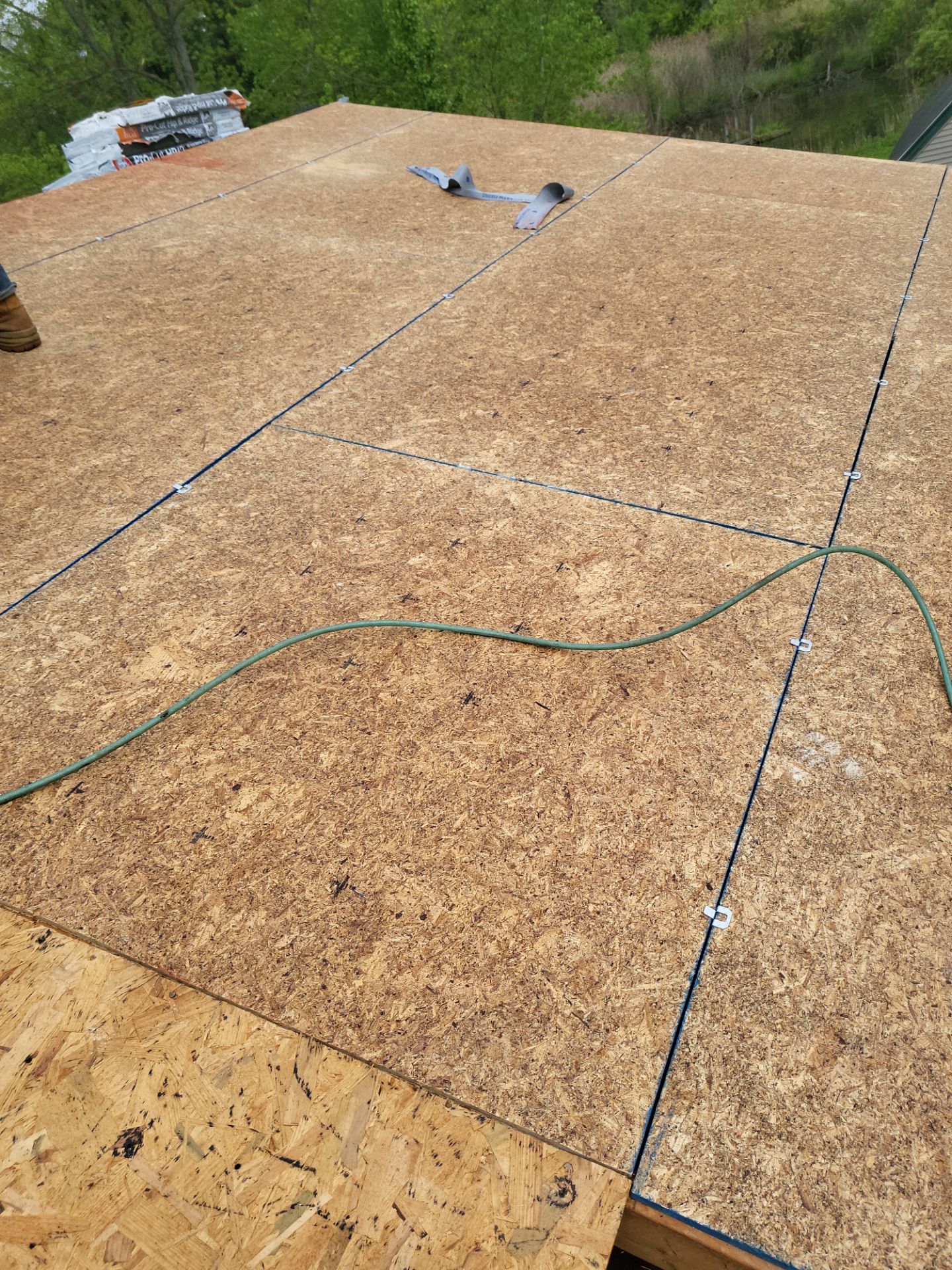 Atlas Pinnacle, Color, Coastal Granite, Drip Edge, Color, Black by Eagle Eye Roofing