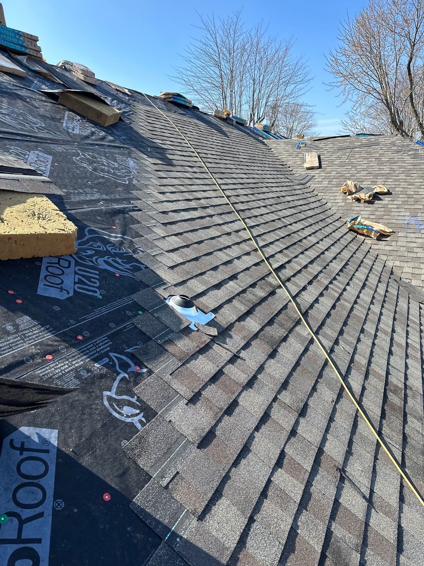 Residential Roofing Installation using CertainTeed Landmark Weathered Wood by Nitro Roofing and Construction