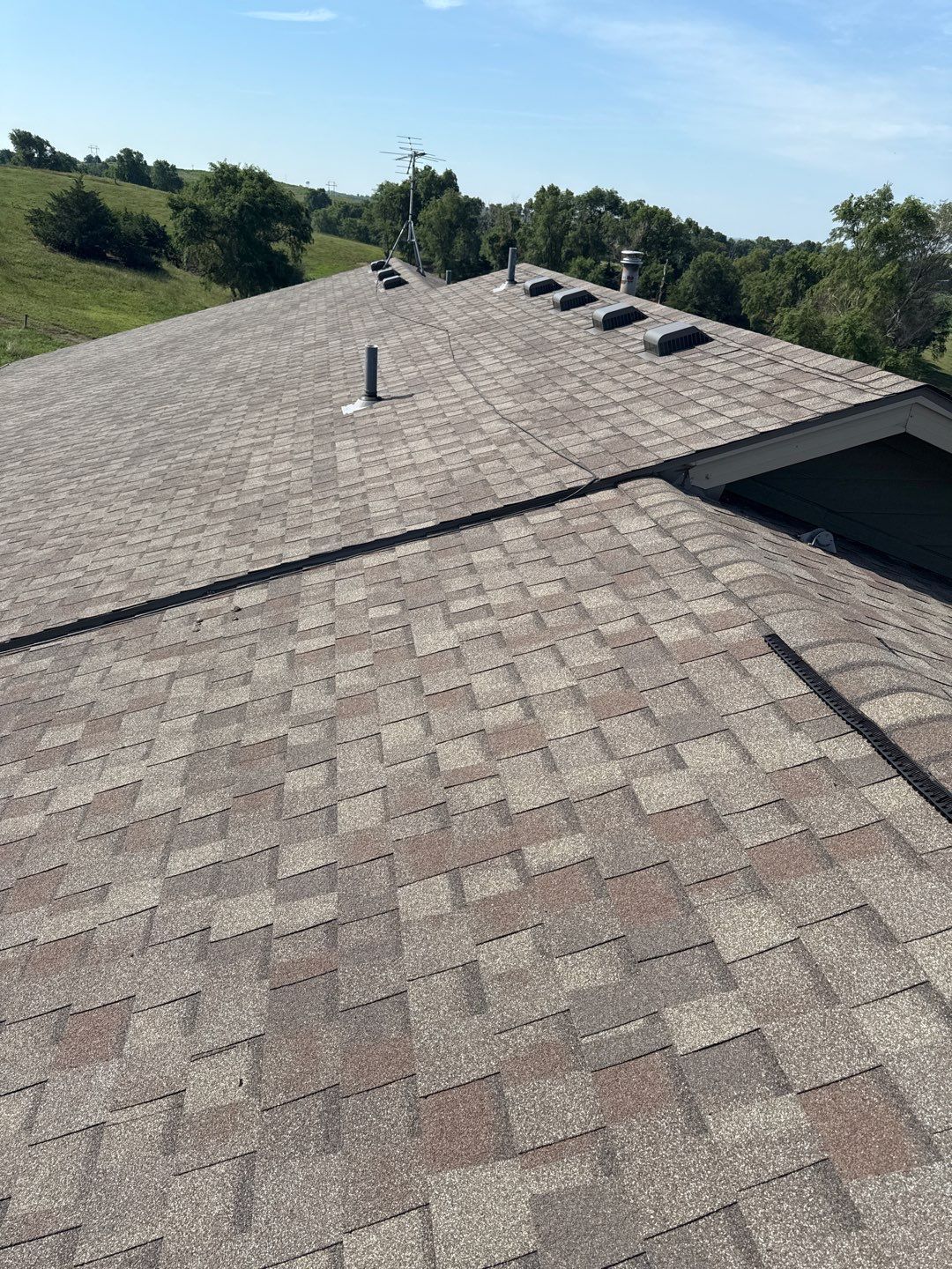 Architectural Shingle Roof Replacement in West Point, NE by Crows Roofing LLC