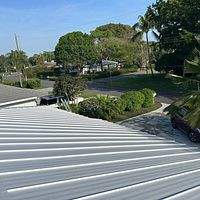 24ga 1" Nail-Strip Regal White  by Total Roofing System The Metal Roof Experts