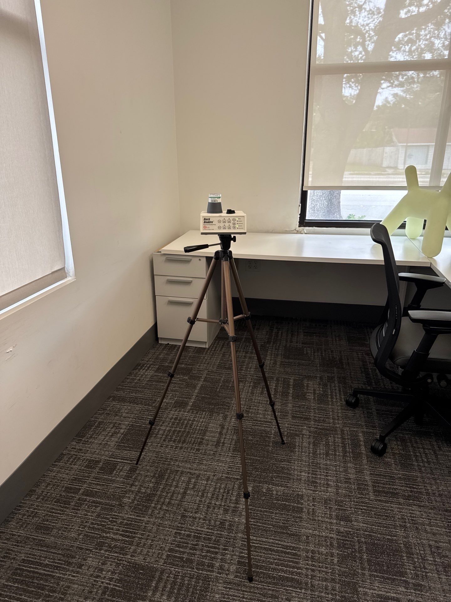 Commerical Air Quality Testing using IR Camera, Moisture Meter, Air Cassette samples and Tape lifts by Building performance Solutions LLC