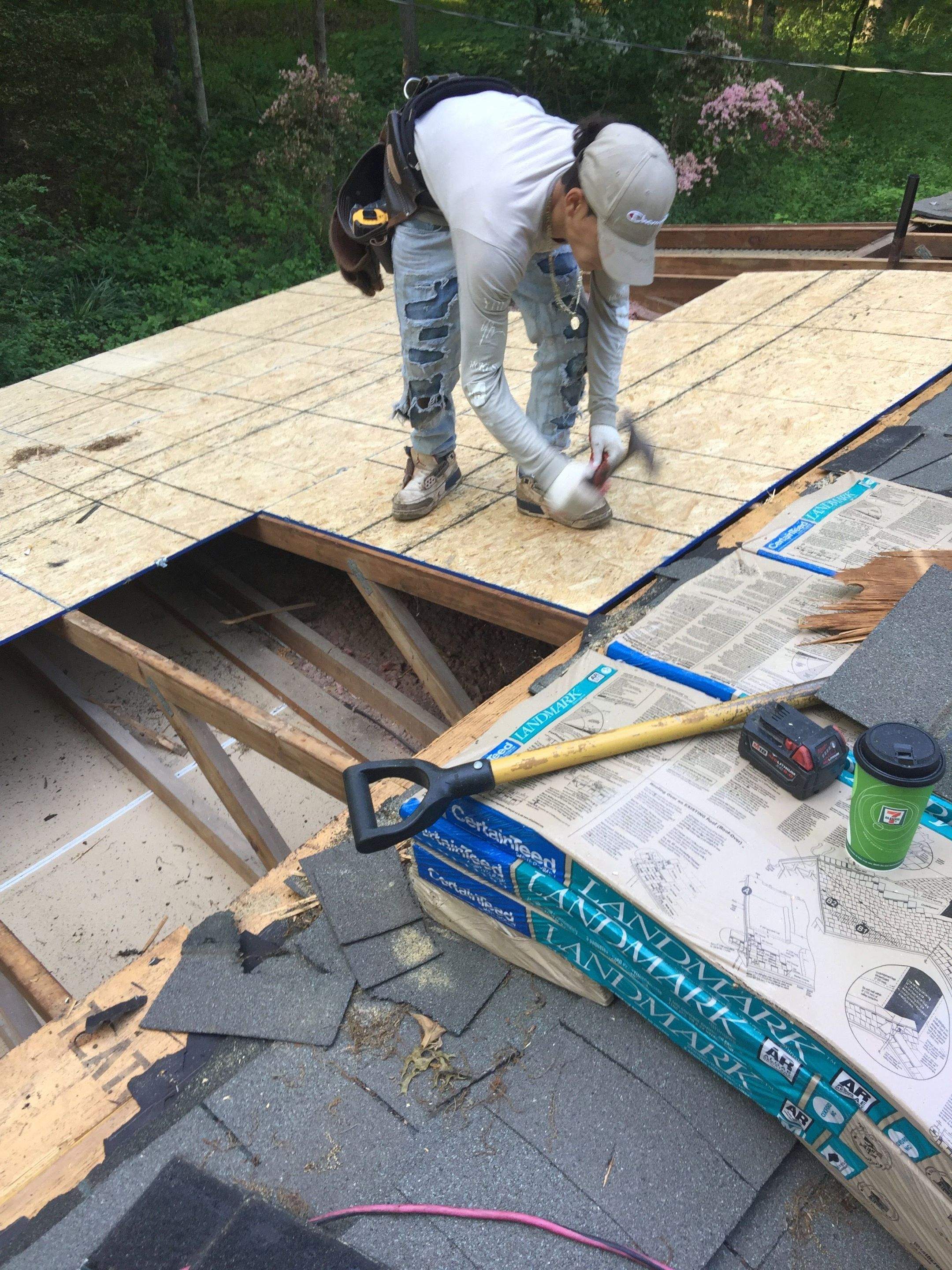 Residential Roofing Installation using CertainTeed Shingles by Alpha Design Services