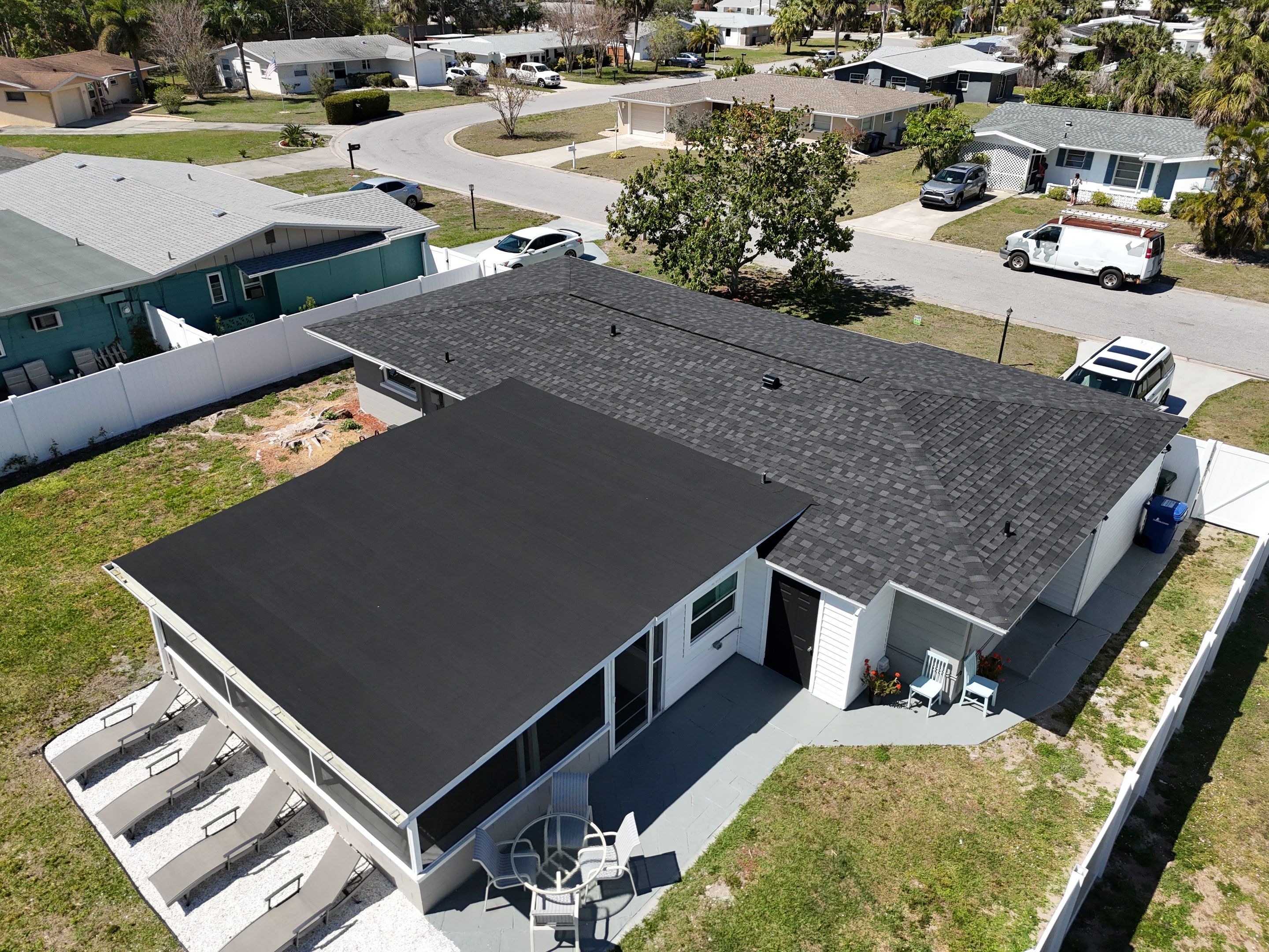 Roof Replacement in Sarasota FL. by Steadfast Roofing 