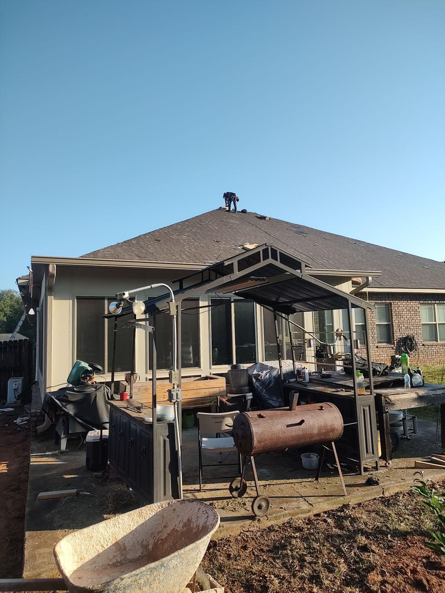 Residential Roof Replacement using ATLAS PROLAM WEATHER WOOD by Elite Roofing LLC