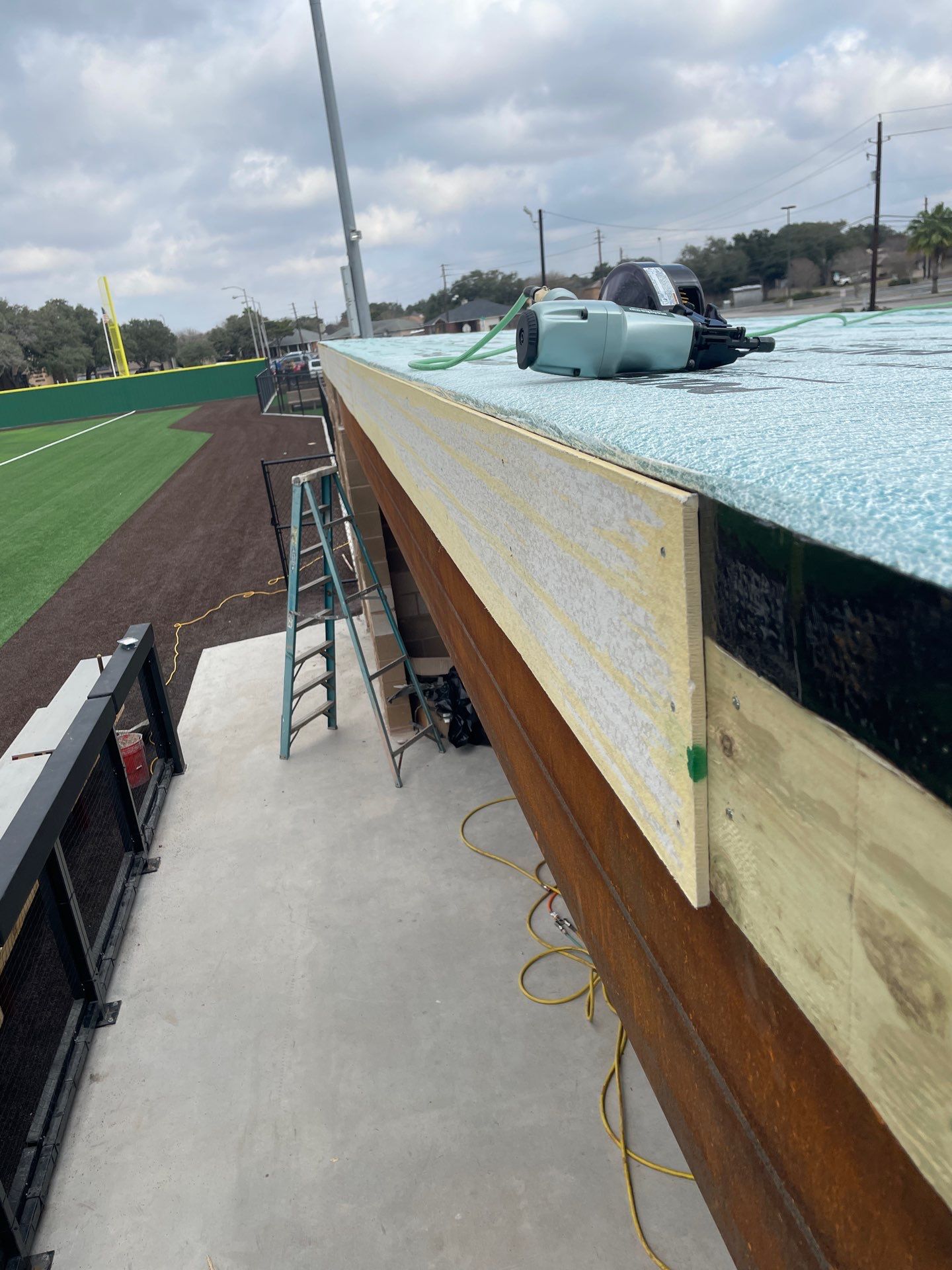 Wildcat Dugout by Bayfront Roofing and Construction