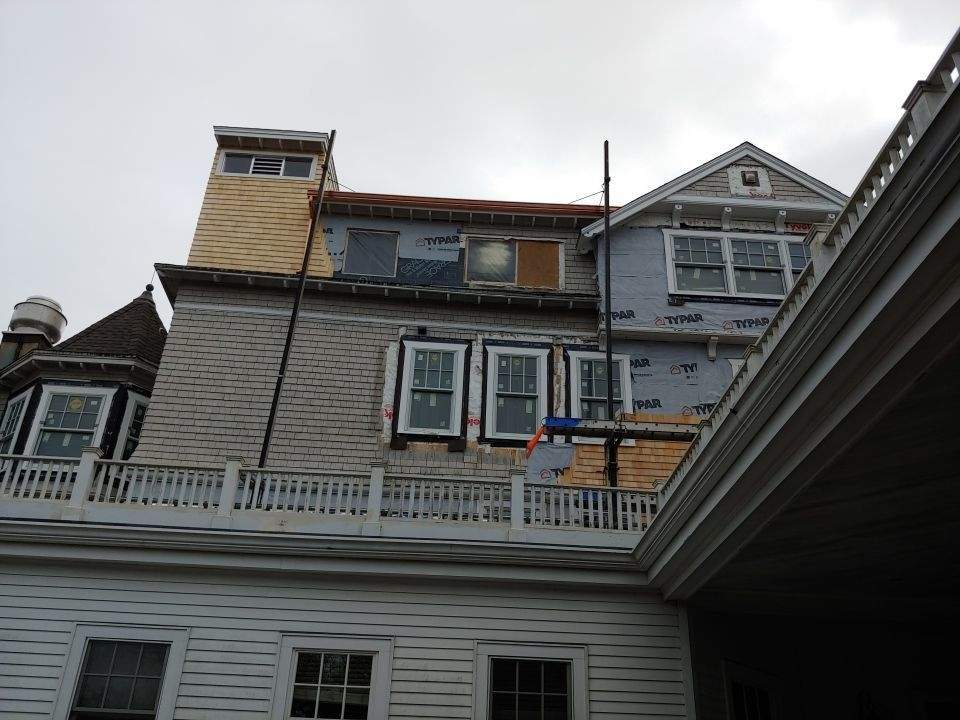 6″ Copper Gutter Installation At The Harbor View Hotel! by Gutter Pro Enterprises