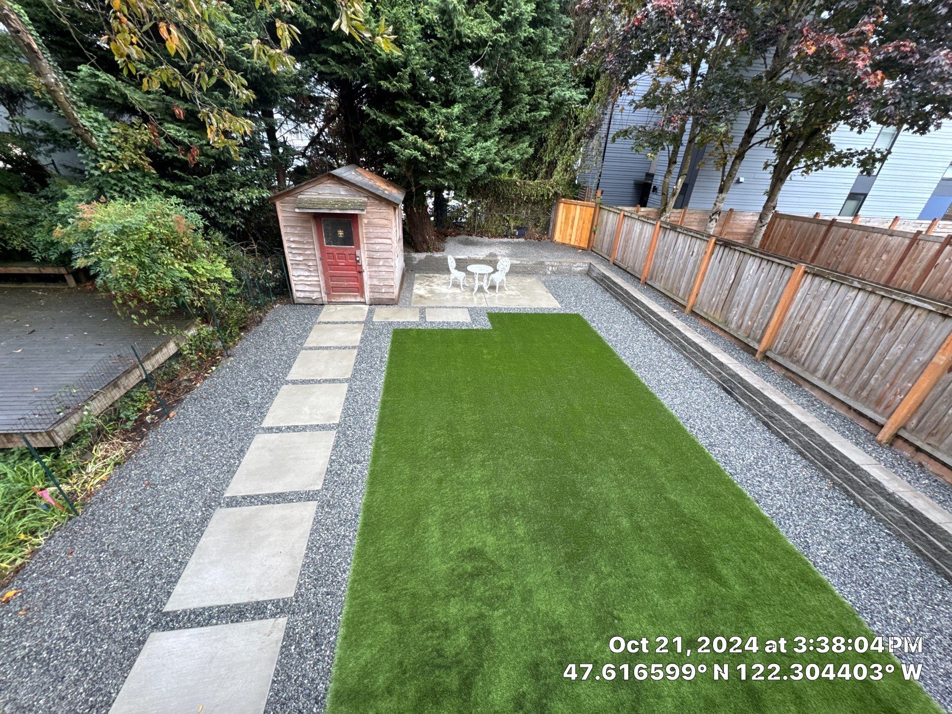 Turf Installation, Retaining Wall & Concrete Walkway | Seattle  by Jireh Asphalt & Concrete Inc 
