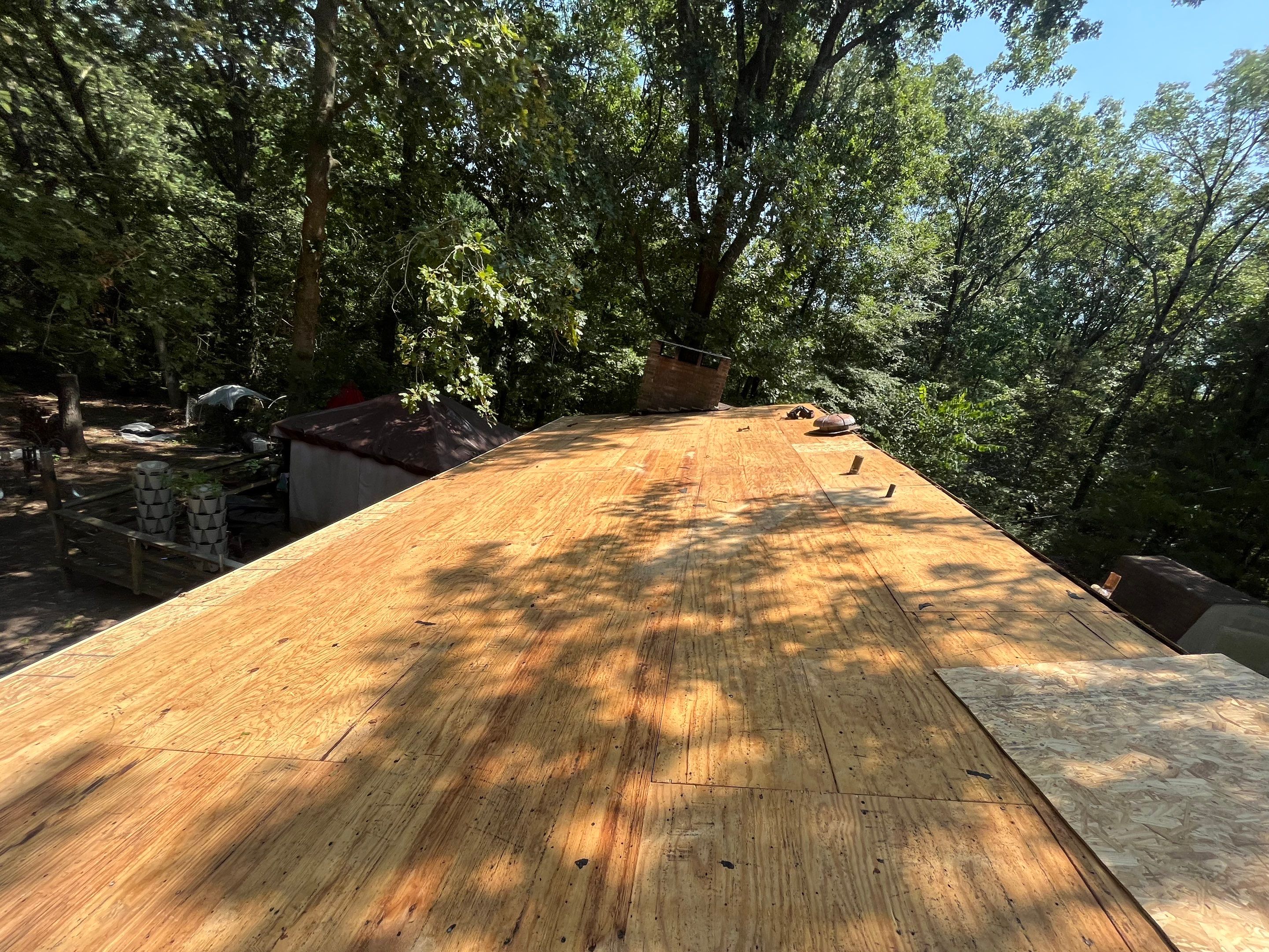Residential Metal Roof Replacement using Reed's Metals: 29 GA. Colored Residential Panel by Hostetler Roofing