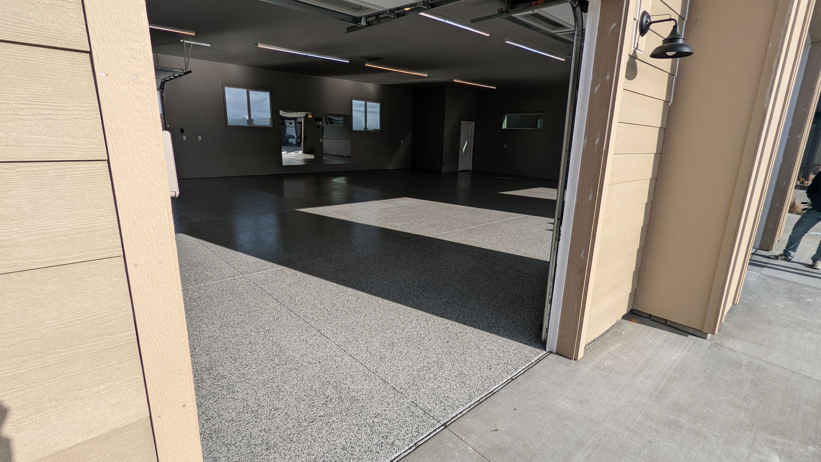 Shop Transformation using Slate Stone by Croc Coatings, LLC