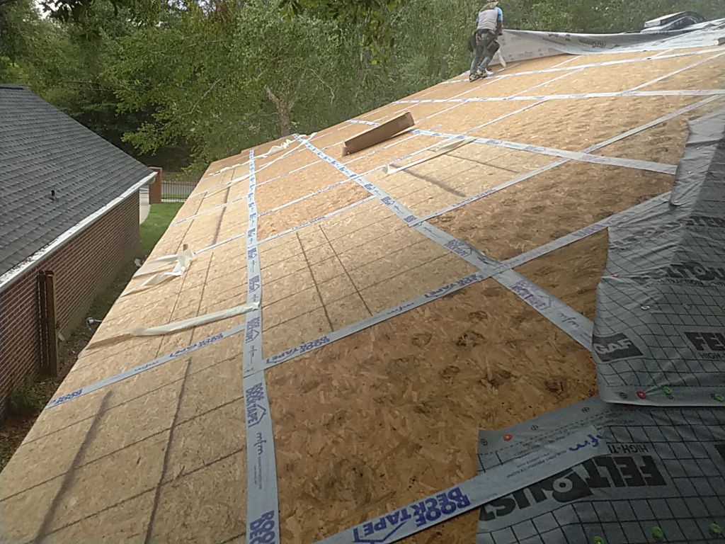 Residential Roofing Installation using Roof Replacement by American Roofing & Construction LLC