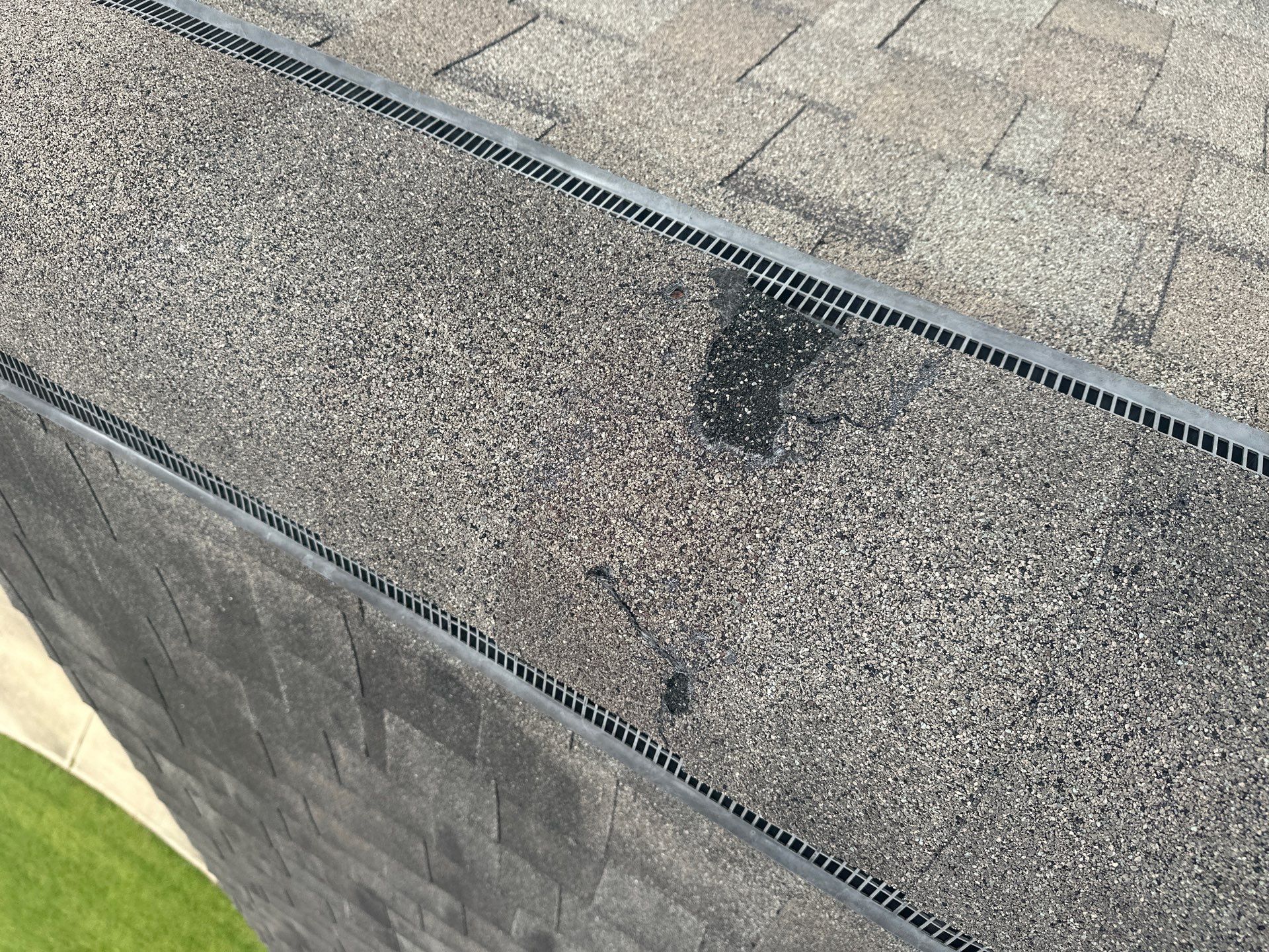 Hail Damage using Owen's Corning Duration (Lifetime) Shingles by Roof Repair Company