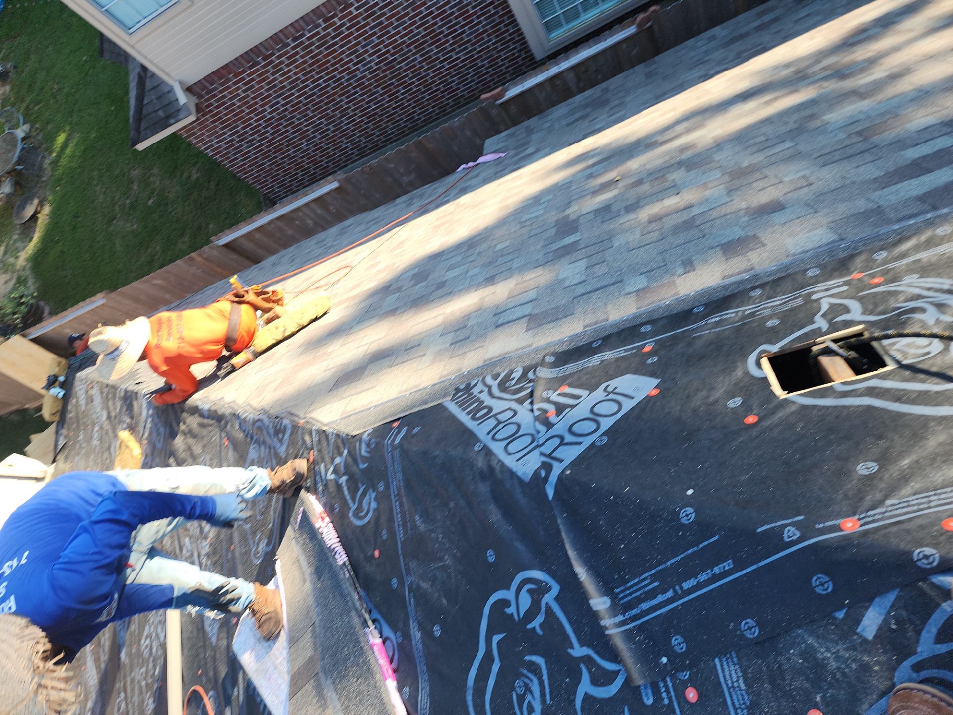 Residential Roofing Installation using Owen's Corning Duration (Lifetime) Shingles by Roof Repair Company