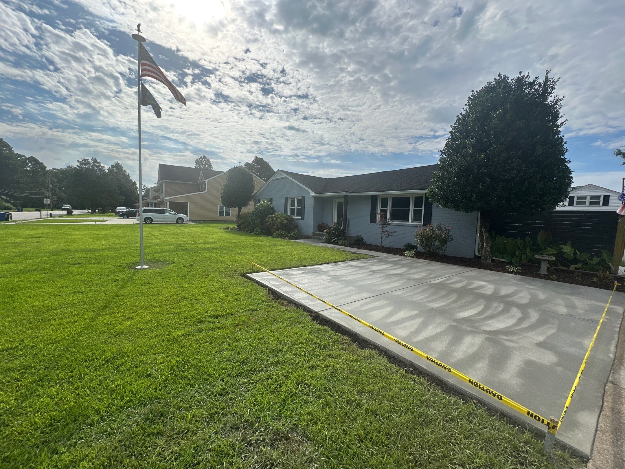 Project in Virginia Beach by Sam The Concrete Man Virginia Beach