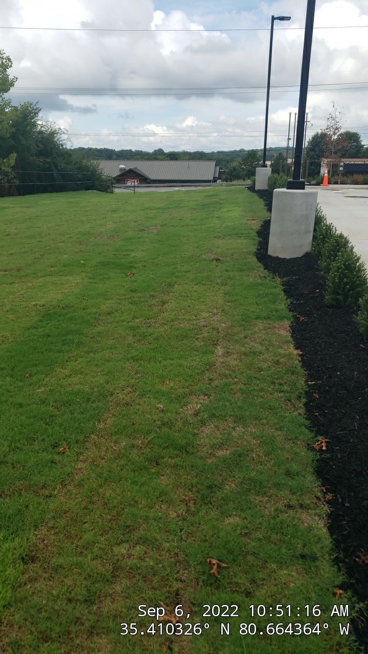 Commercial Landscaping Harris Teeter Fuel Station by Carolina-Metro Landscape, Inc