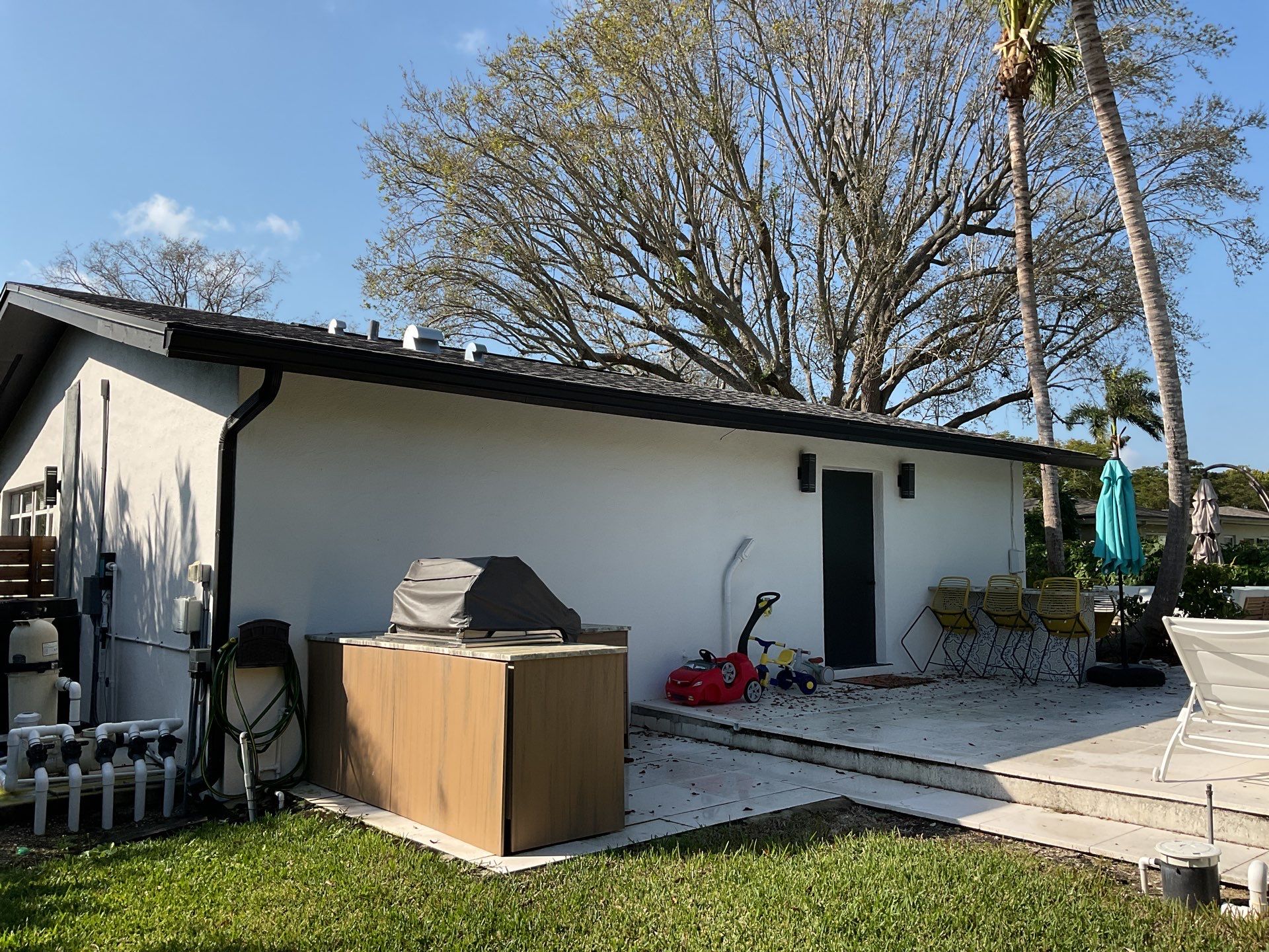 Black Gutter Guard Gutter Installation in Fort Myers FL by Gutter Professors