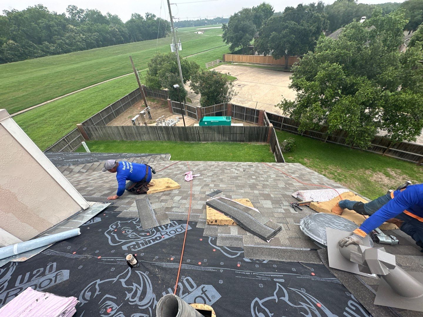 Residential Roofing Installation using Owen's Corning Duration (Lifetime) Shingles by Roof Repair Company
