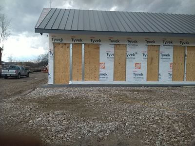 Commercial Roofing Installation using Metal roof 