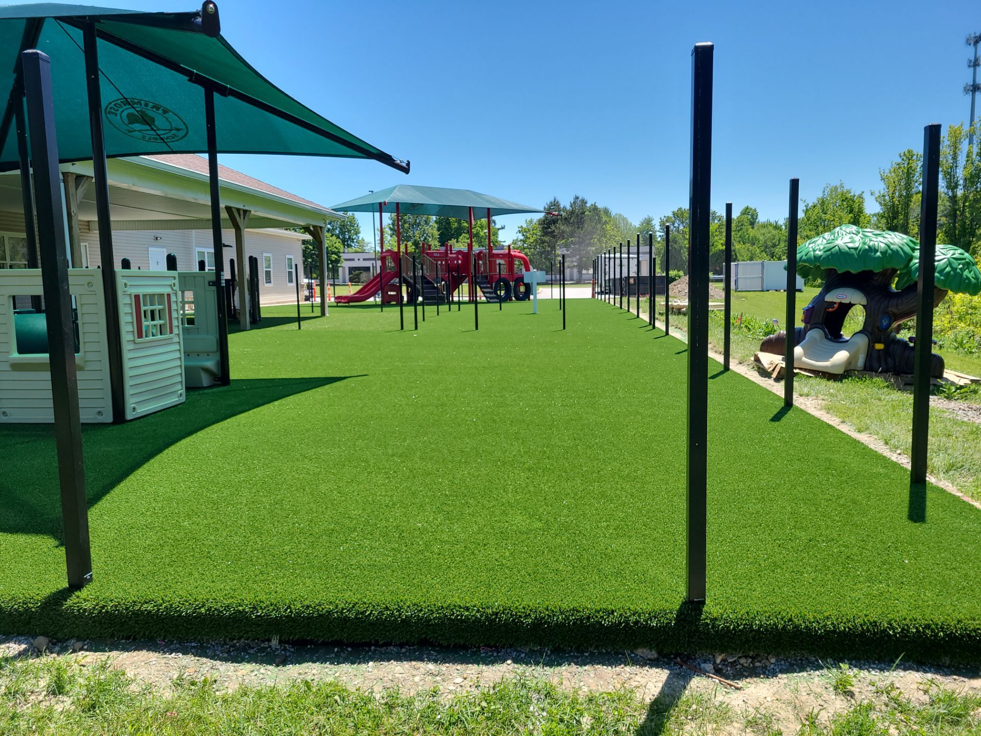 Commercial Primrose Playground Artificial Turf Installation in Twinsburg, Ohio by Southwest Greens Midwest