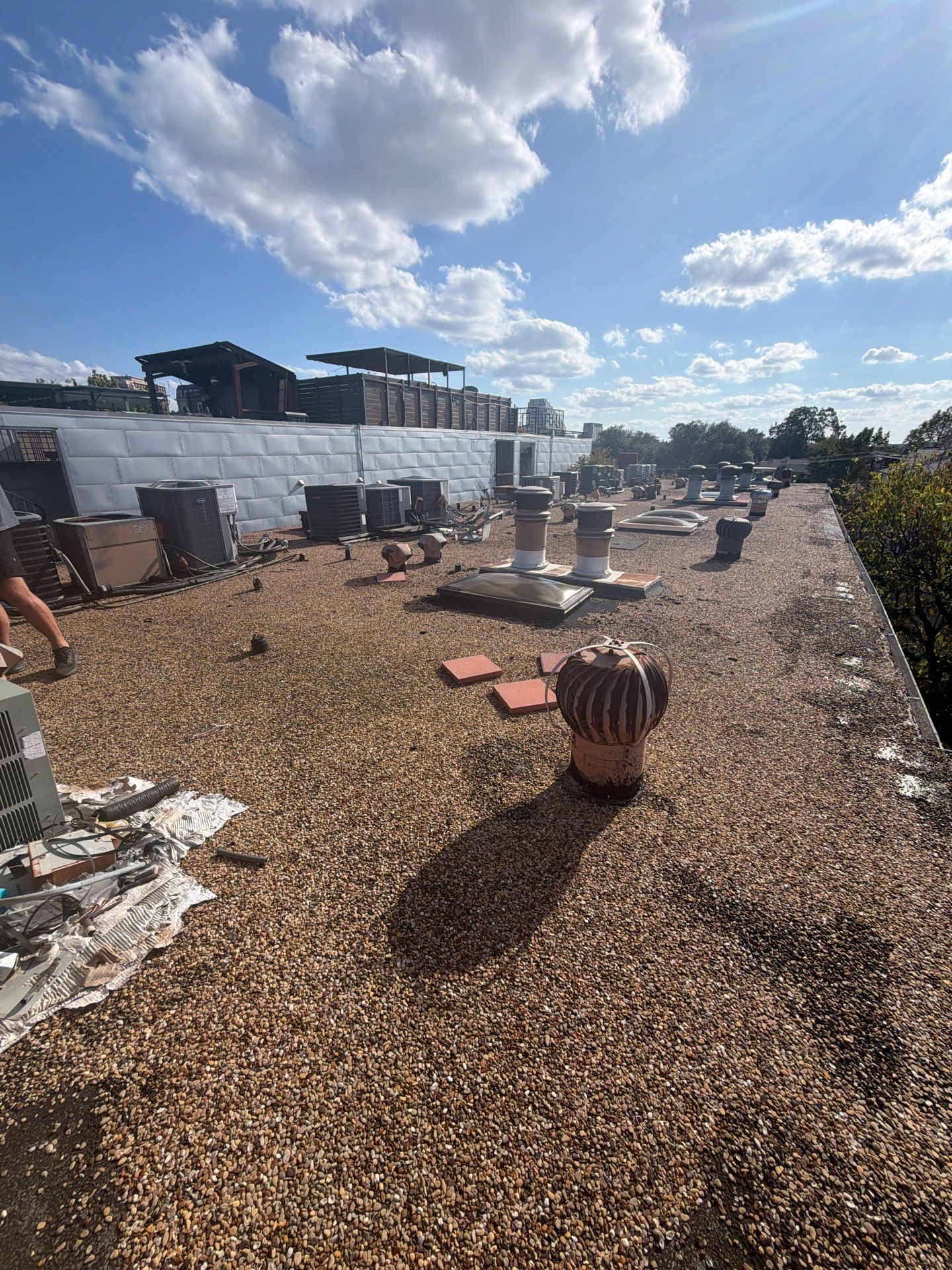 Comprehensive Roof Replacement for Dallas Residential Flat Gravel System by Rich the Roofer LLC