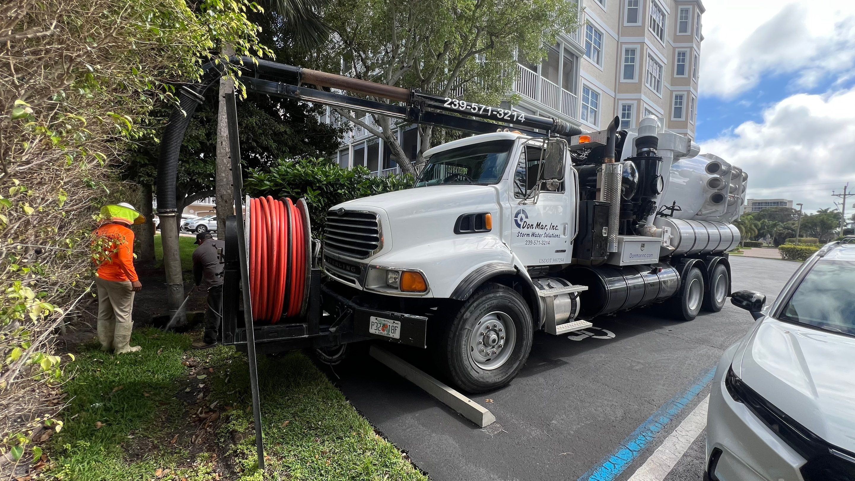 Condo Complex Stormwater System Maintenance by Don Mar, Inc. Storm Water Solutions