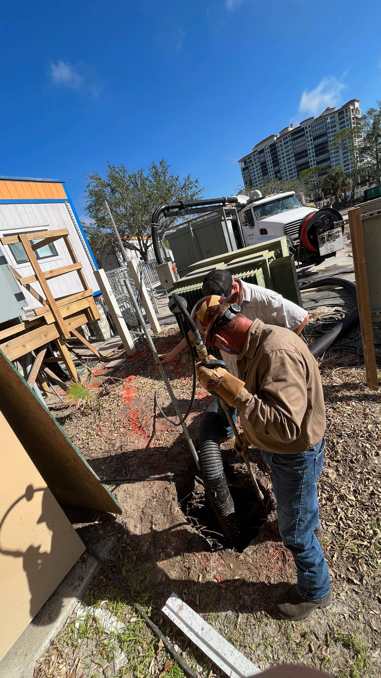 Ritz-Carlton Front Parking Daylighting by Don Mar, Inc. Storm Water Solutions