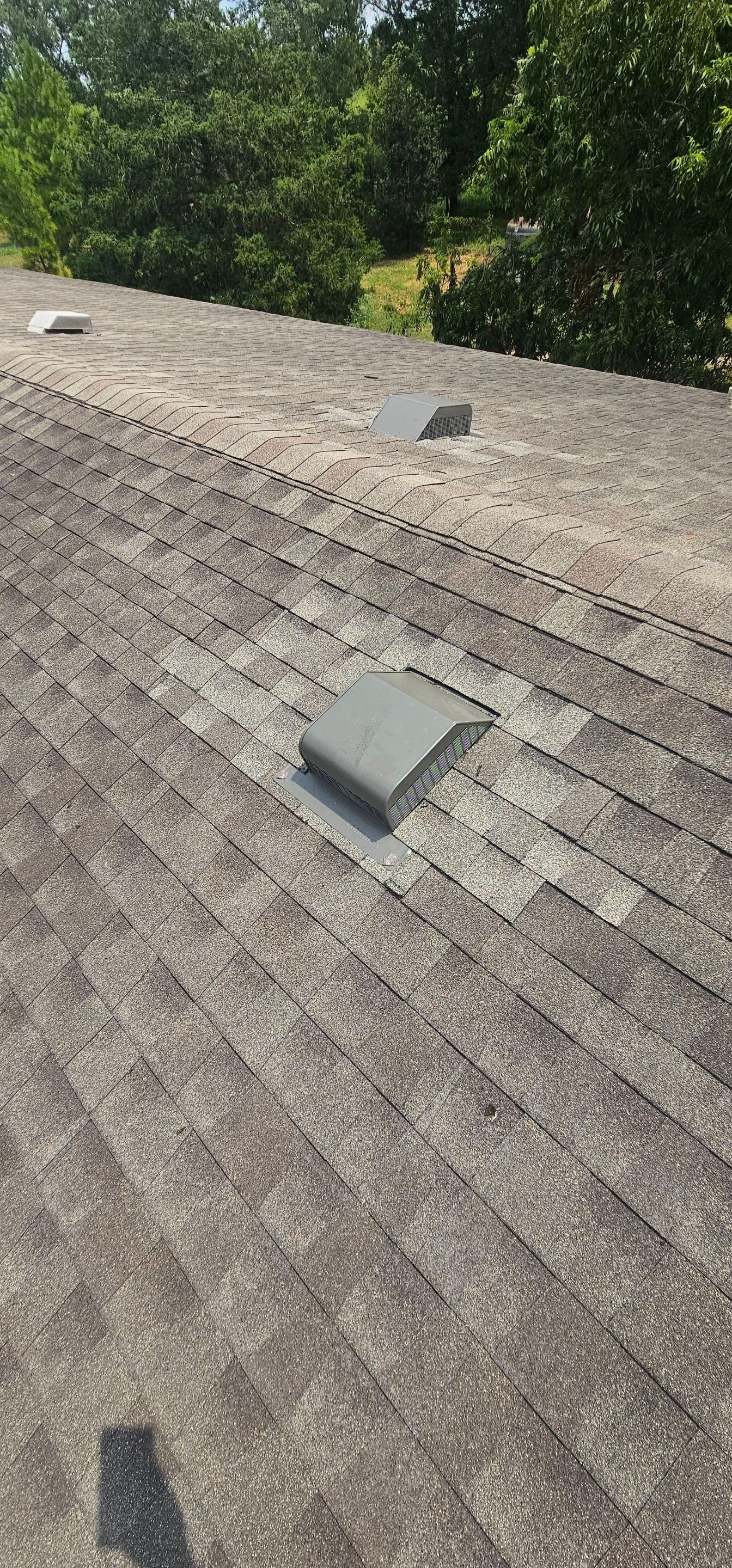 Hail Damage using Owen's Corning Duration (Lifetime) Shingles by Roof Repair Company
