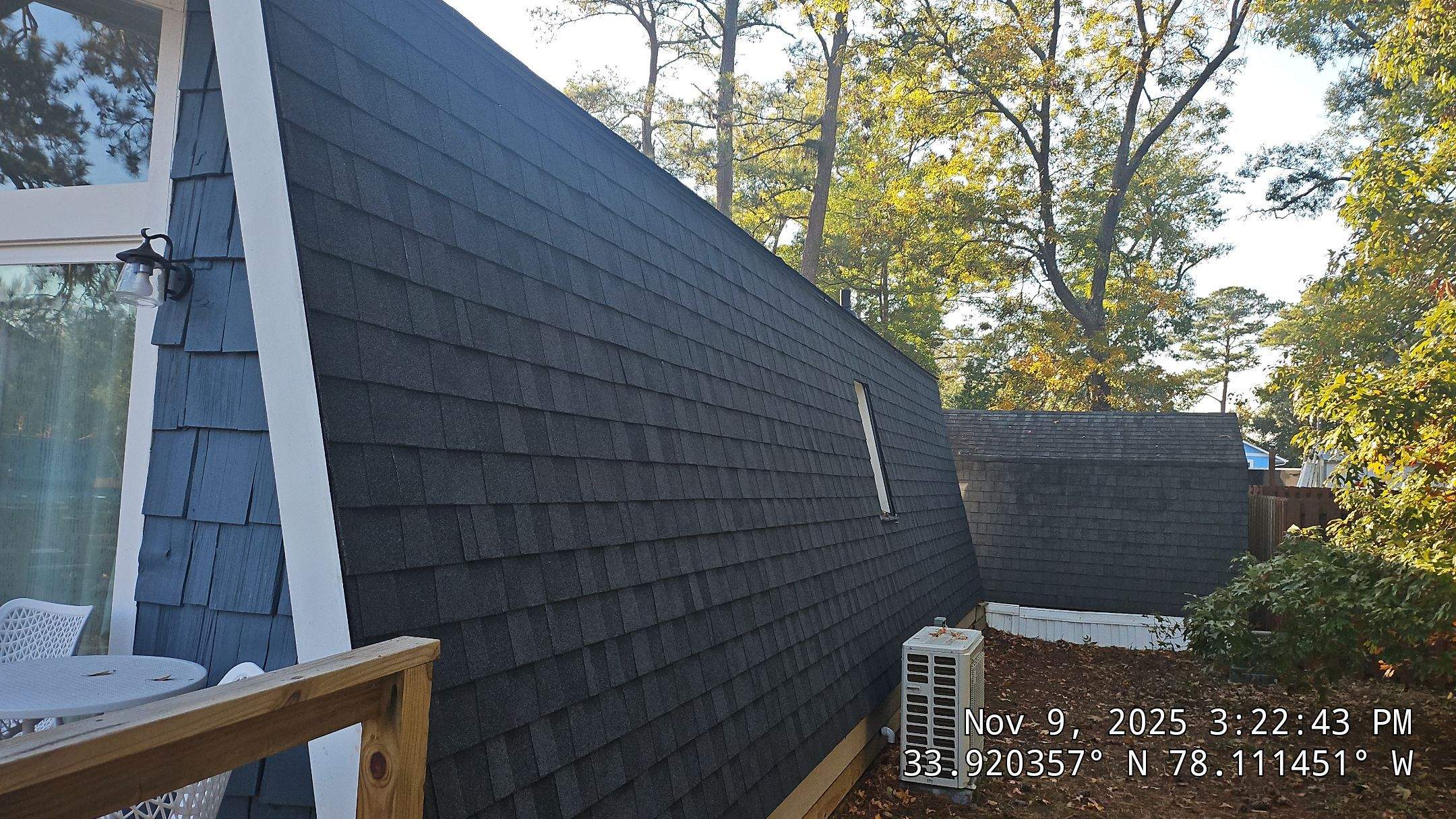Oak Island Mansard Roof Fortification with CertainTeed Landmark Moire Black by RGR Construction and Roofing, LLC