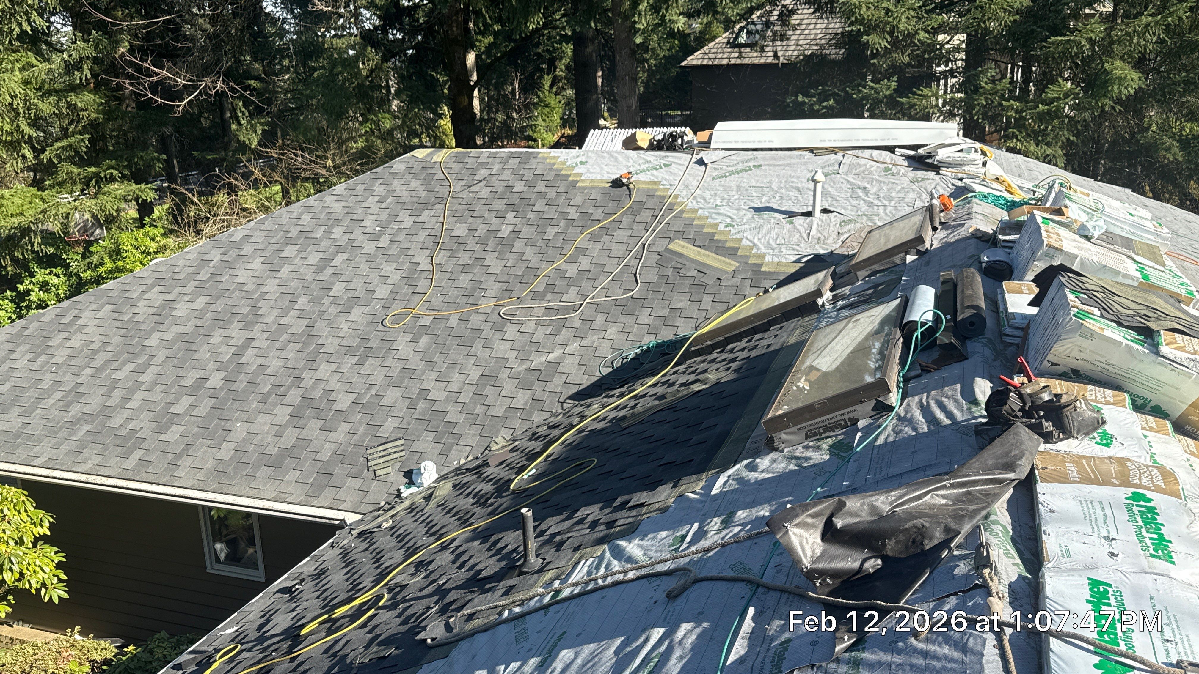 Project in Happy Valley, OR by Rain City Roofers
