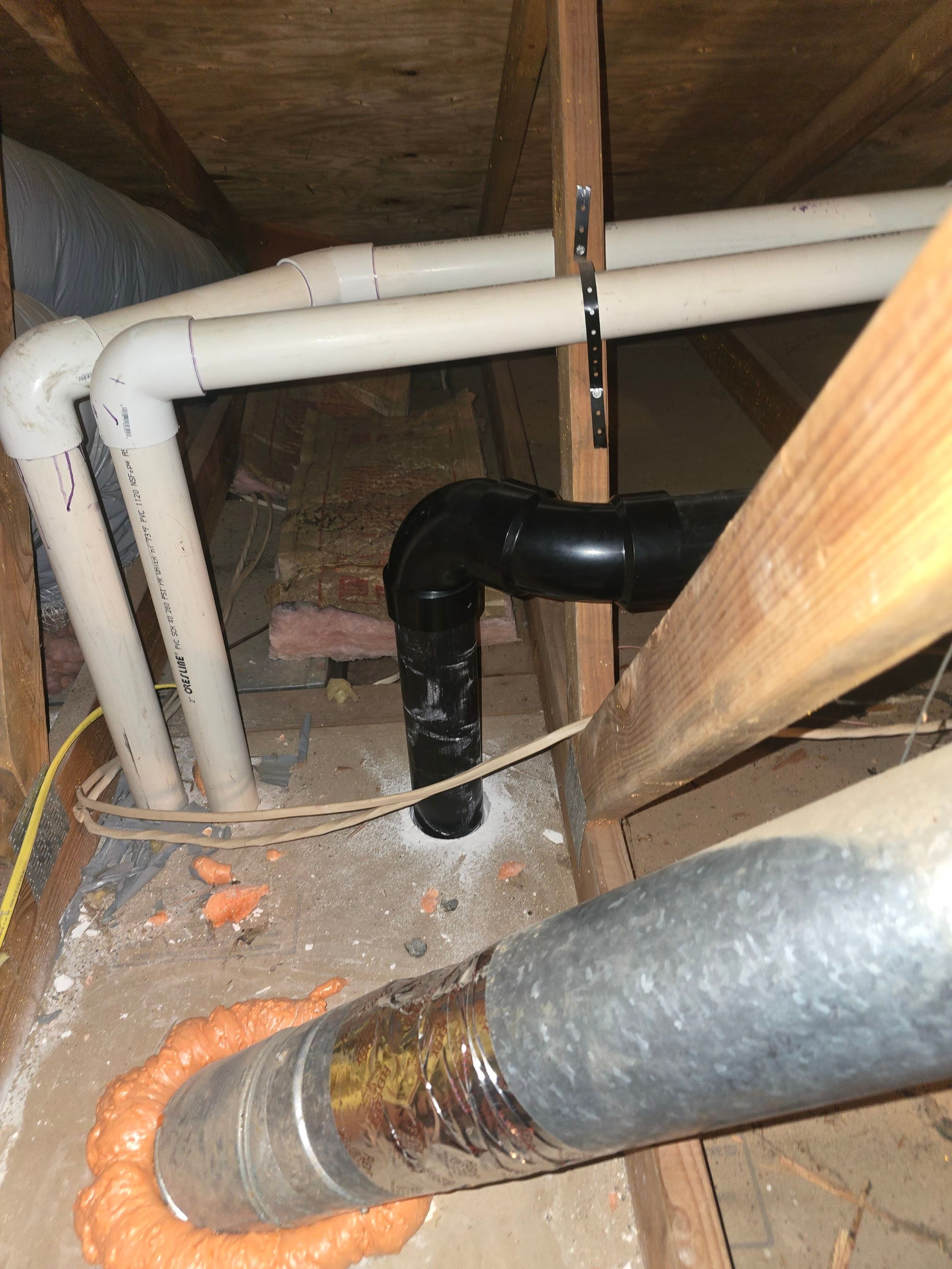 Sub Slab SafeAir™ System with Attic Installation by JustRadon.Com