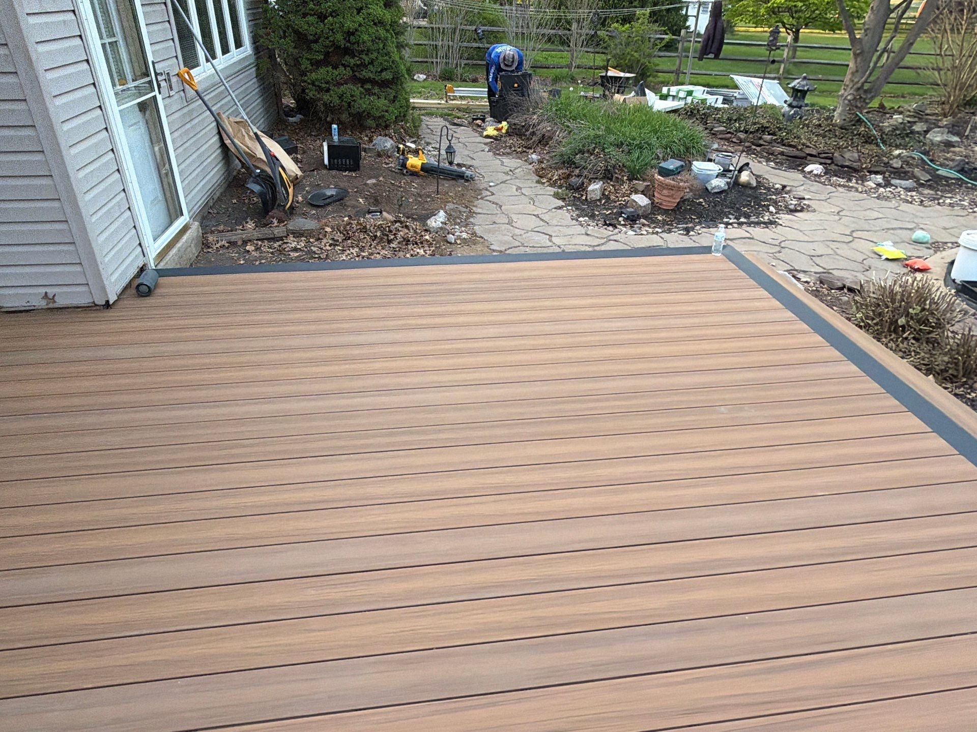 Deck Resurface In Richboro PA With Pergola by deck guardian