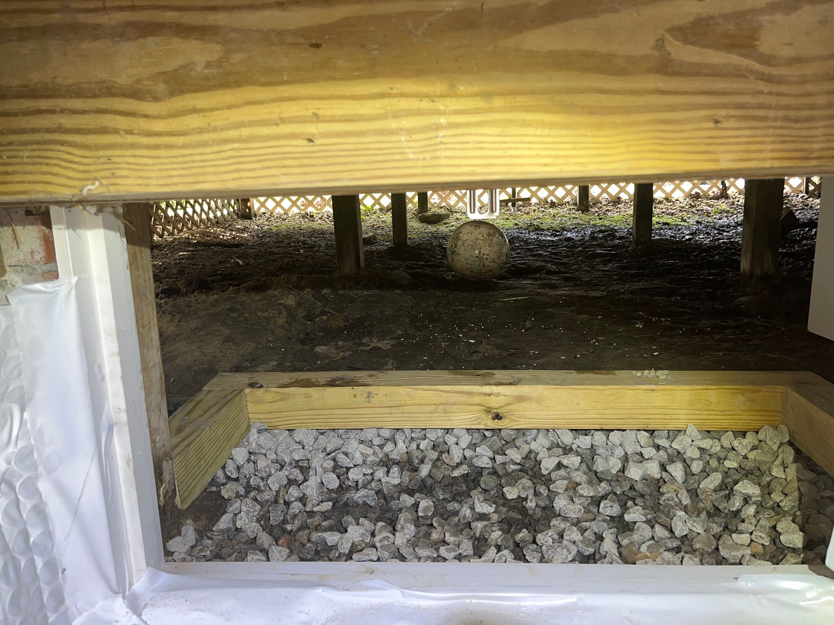 Impact Choice Encapsulation with French Drain and Crawlspace Doors by Impact Crawlspace