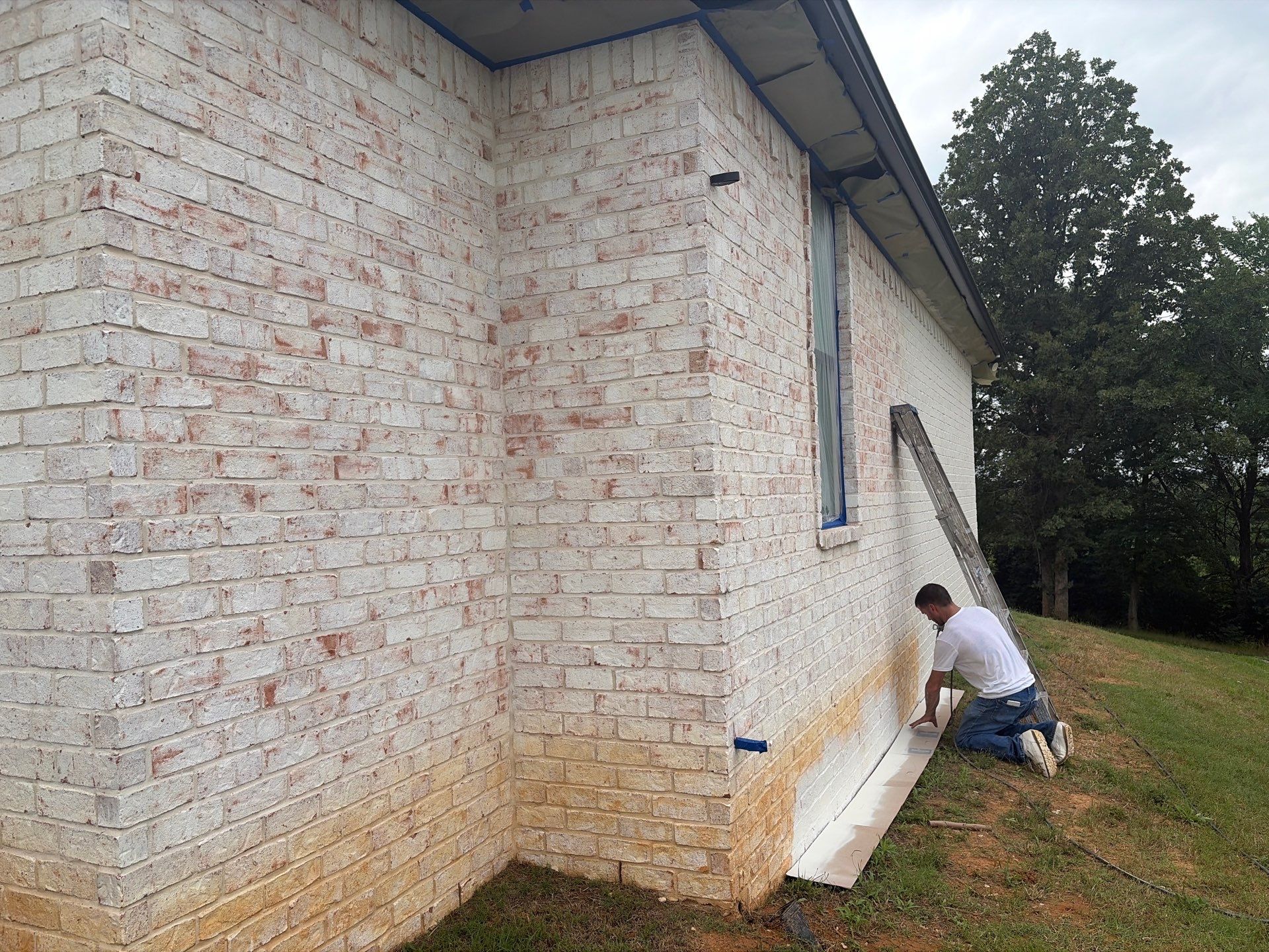 Bright Brick Repaint in Tyler, TX by Quality Coats Painting