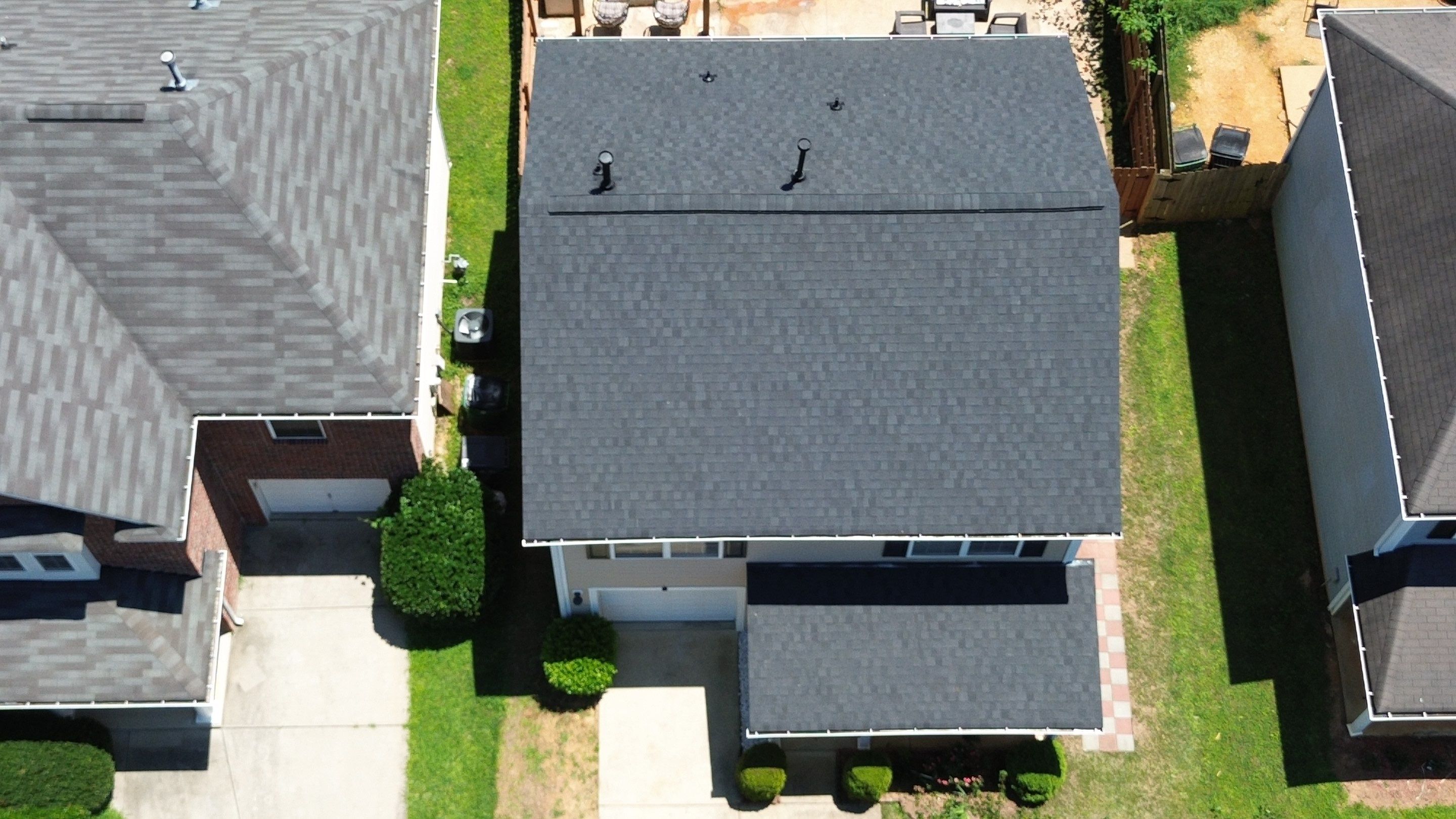 Roof replacement and interior repair by hail damage by Just Brilliant Restoration JBR