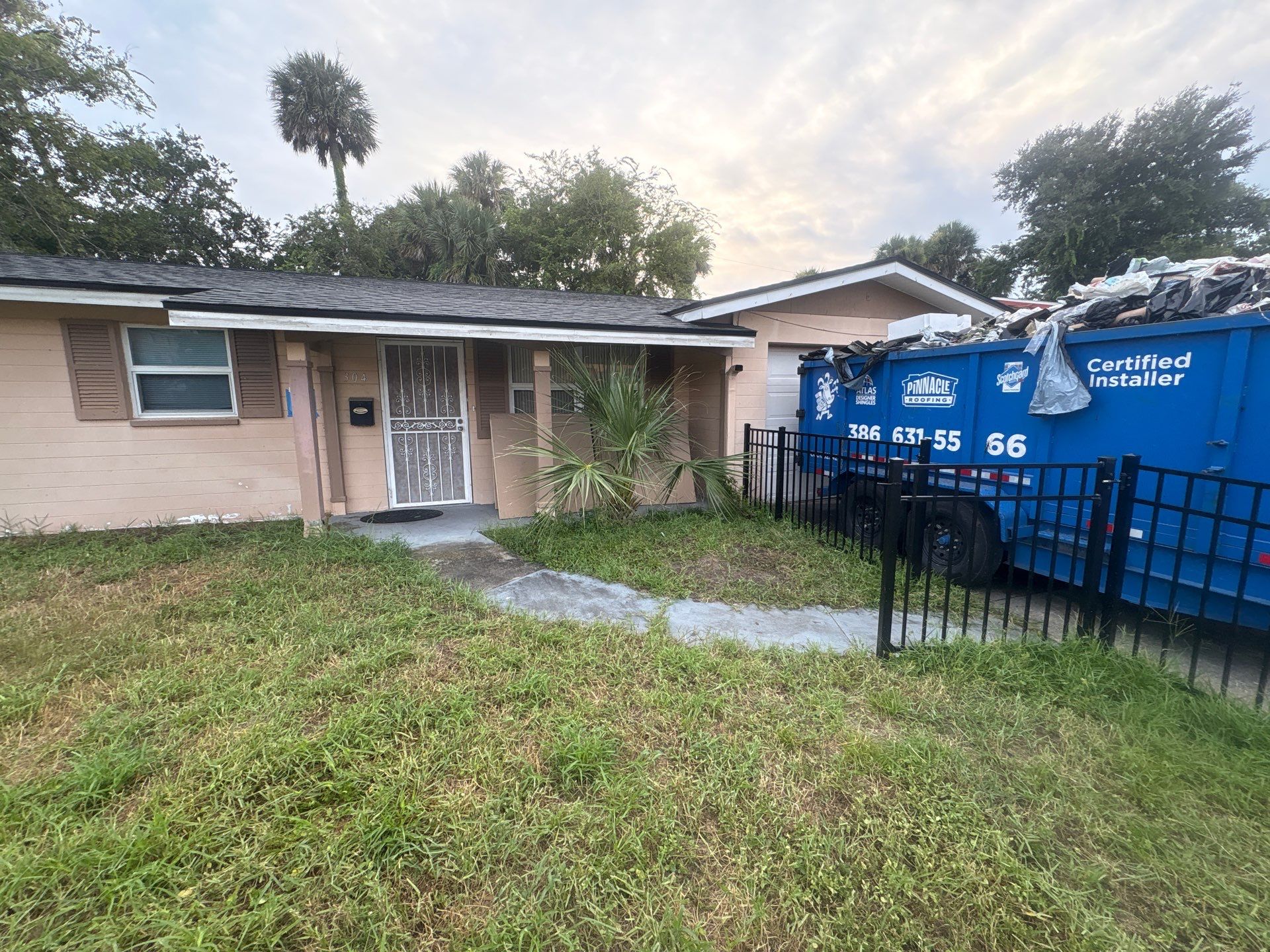 Residential Roof Replacement With Pinnacle Shingles in Daytona Beach by Pinnacle Roofing Group