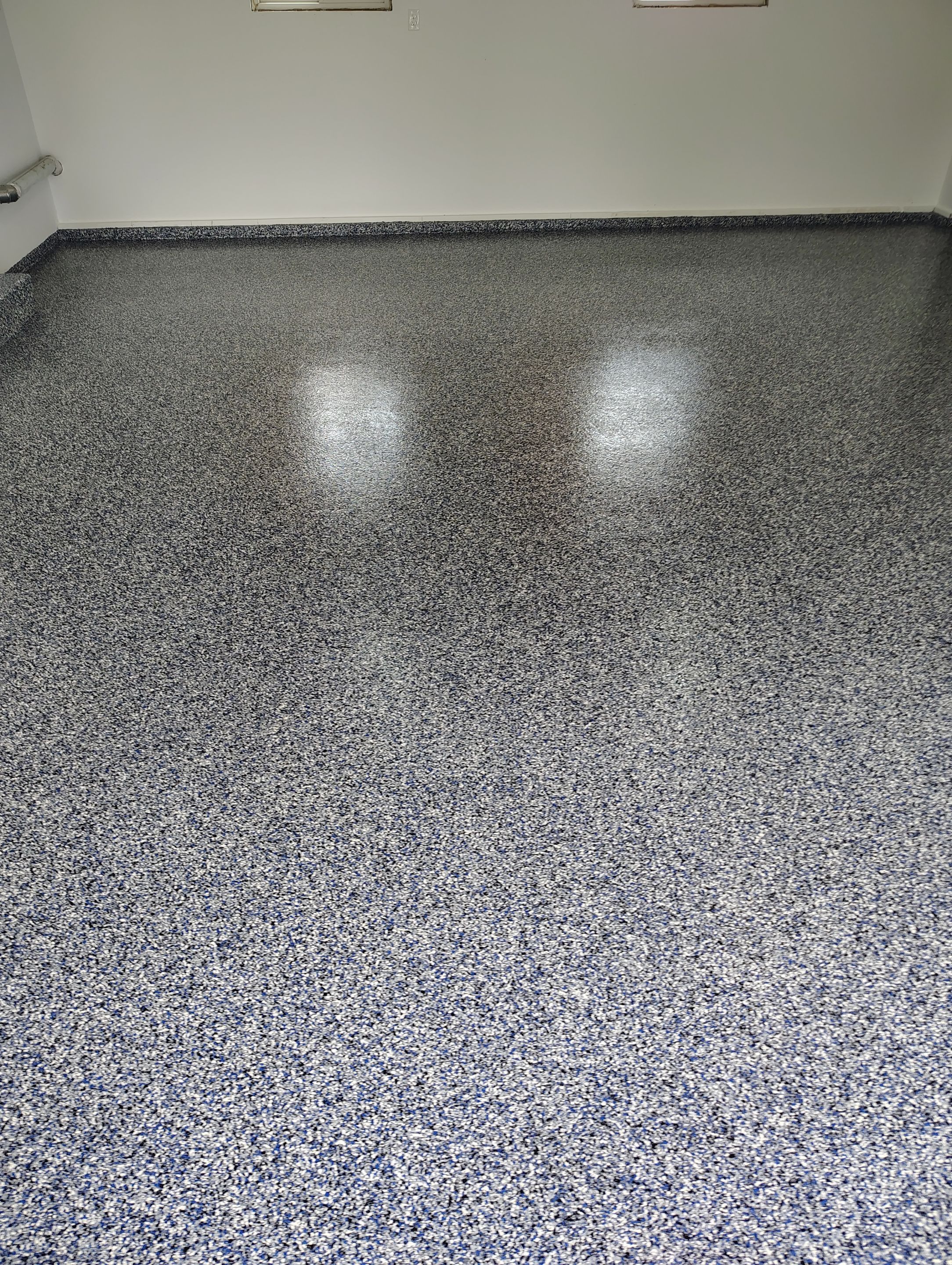Hartford Garage Concrete Coating With Orbit Flake Finish by Select Painting, Coatings & Garage Cabinets
