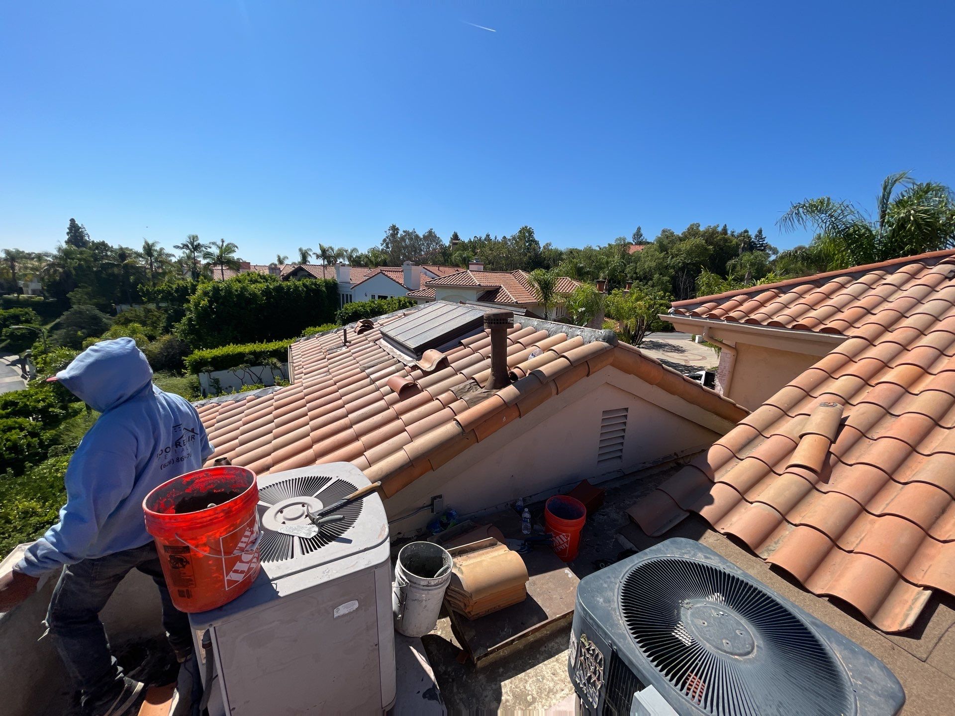 Tile Reset Project- Los Angeles CA 90049 by Epic Roof Replacement